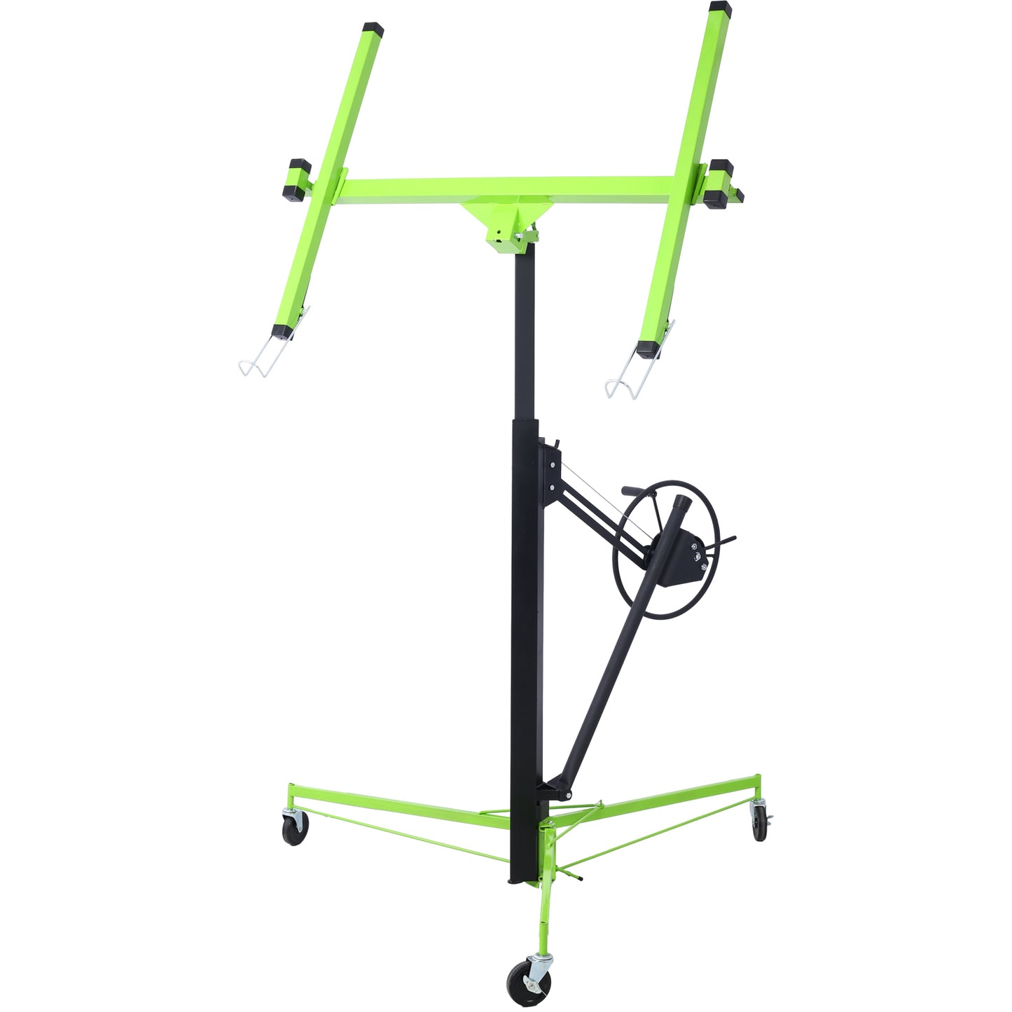 Drywall Lift Panel 11' Lift Drywall Panel Hoist Jack Lifter,GREEN+BLACK