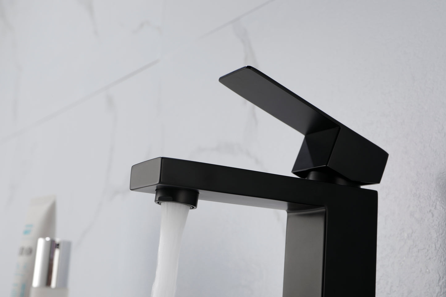 Matte Black Stainless Steel Rain Shower Faucet