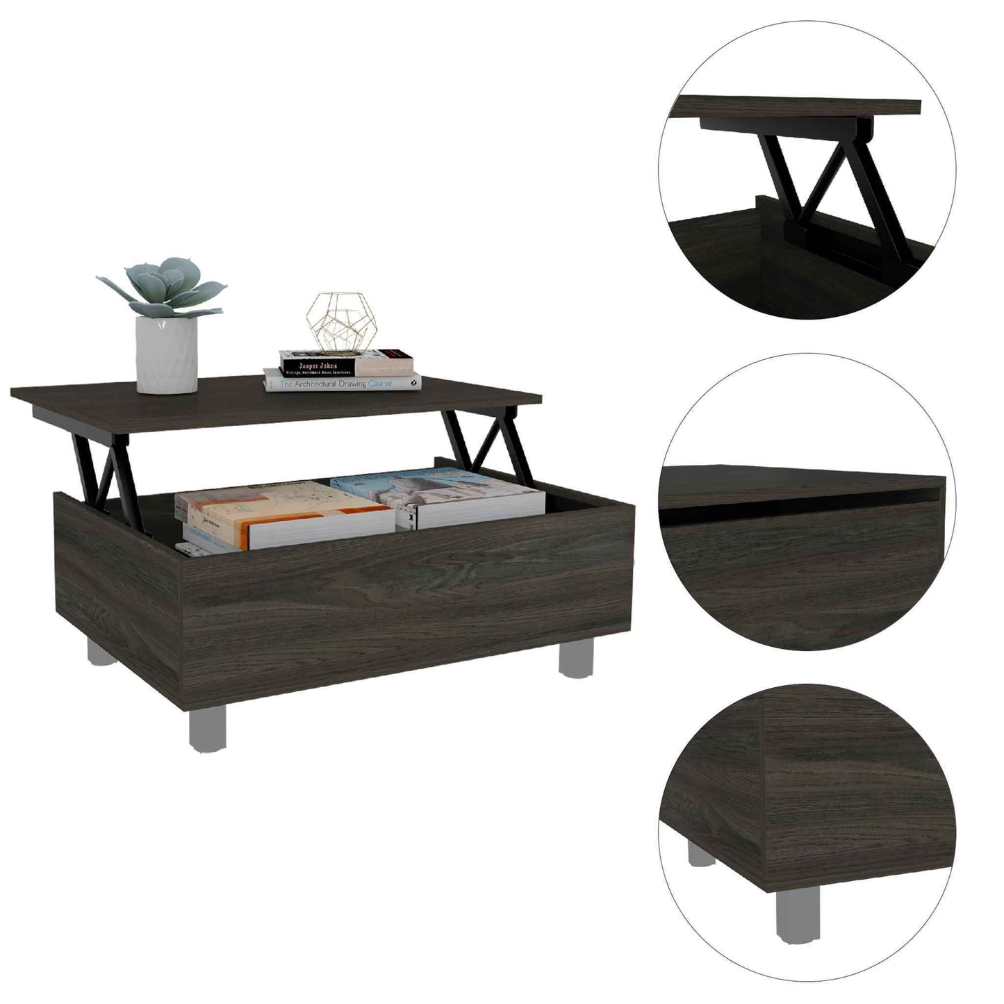 Boston Lift Top Coffee Table - Elevate your Living Space with Style