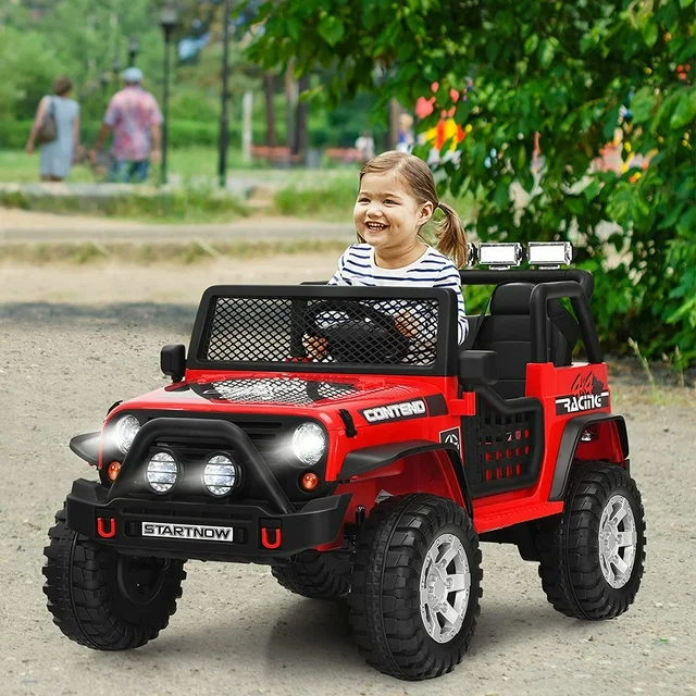 12V Electric Kids Ride On Truck Car with Remote Control and Music Options