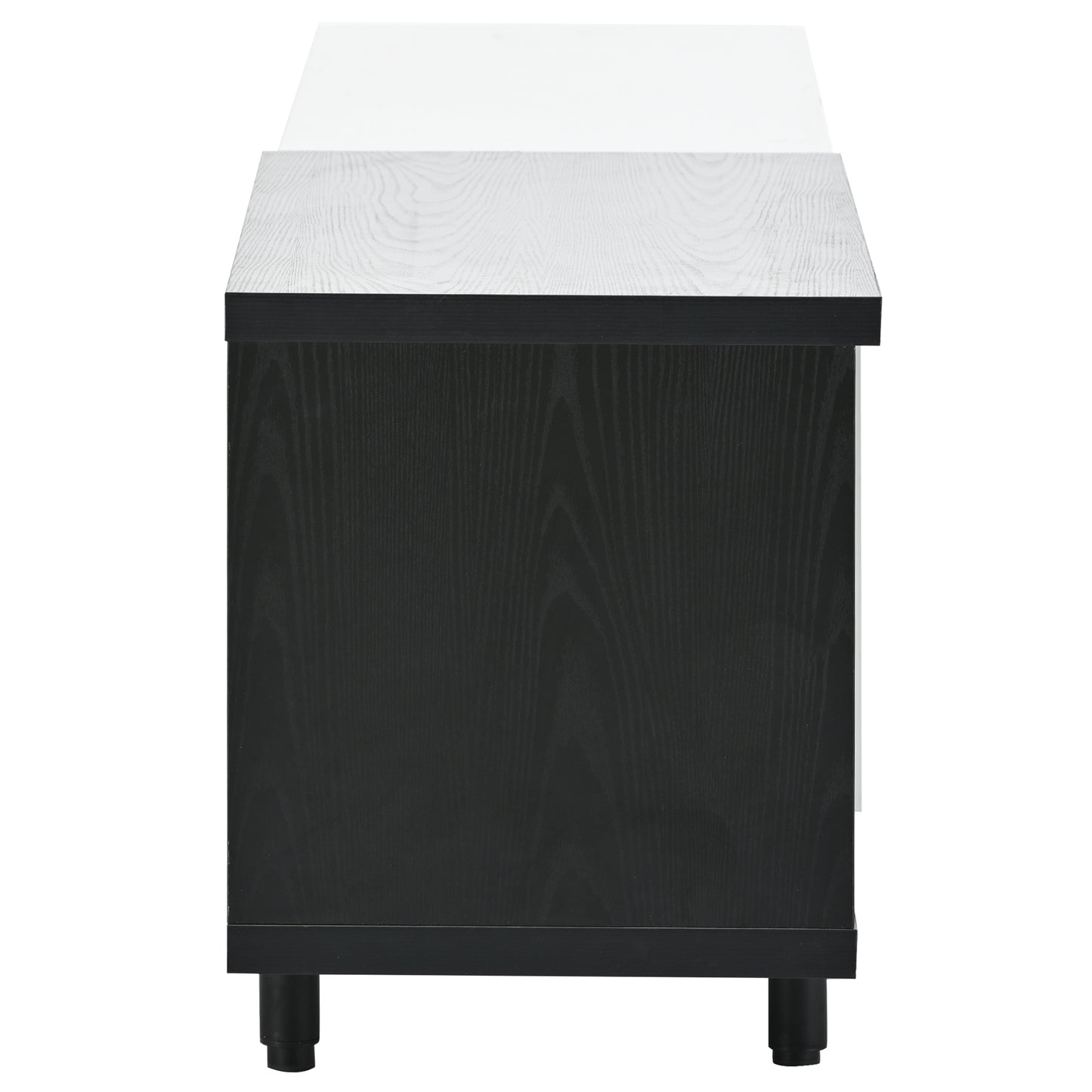 Sleek, Elegant White TV Stand with Ample Storage for 80+ inch TV