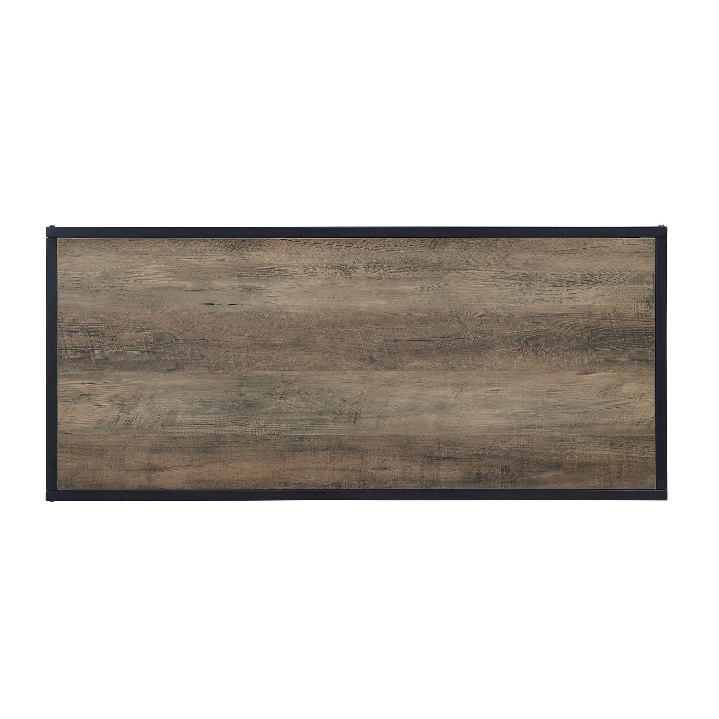 Idella Rustic Oak Coffee Table with Black Finish LV00324