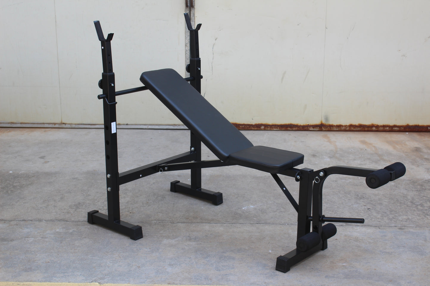 Olympic Weight Bench, Bench Press Set with Squat Rack and Bench for Home Gym Full-Body Workout