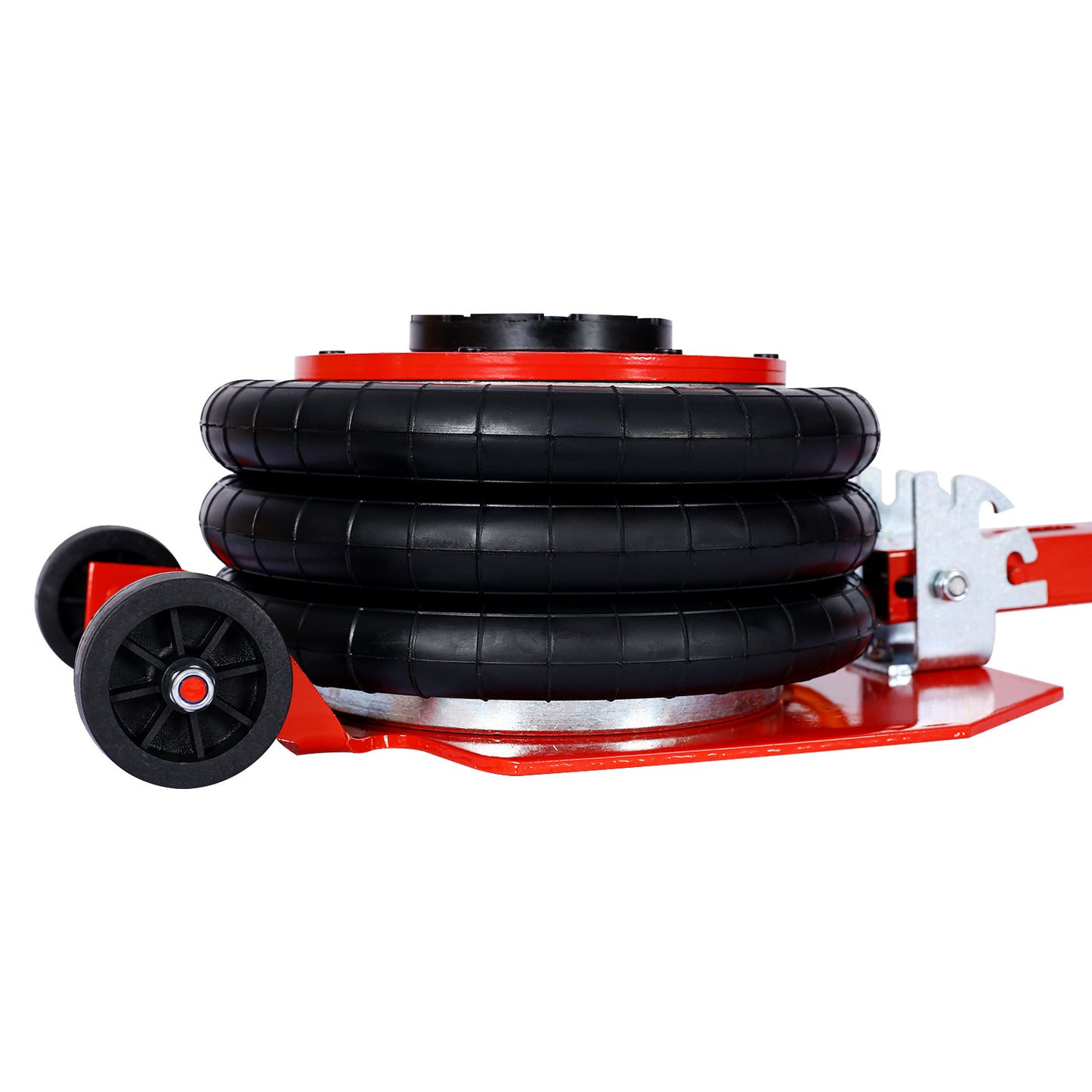 3T Triple Bag Air Jack ,Pneumatic Jack 3 bag ,lifting 16in capacity  6600lbs,easy-collapsing Terrain,Red color