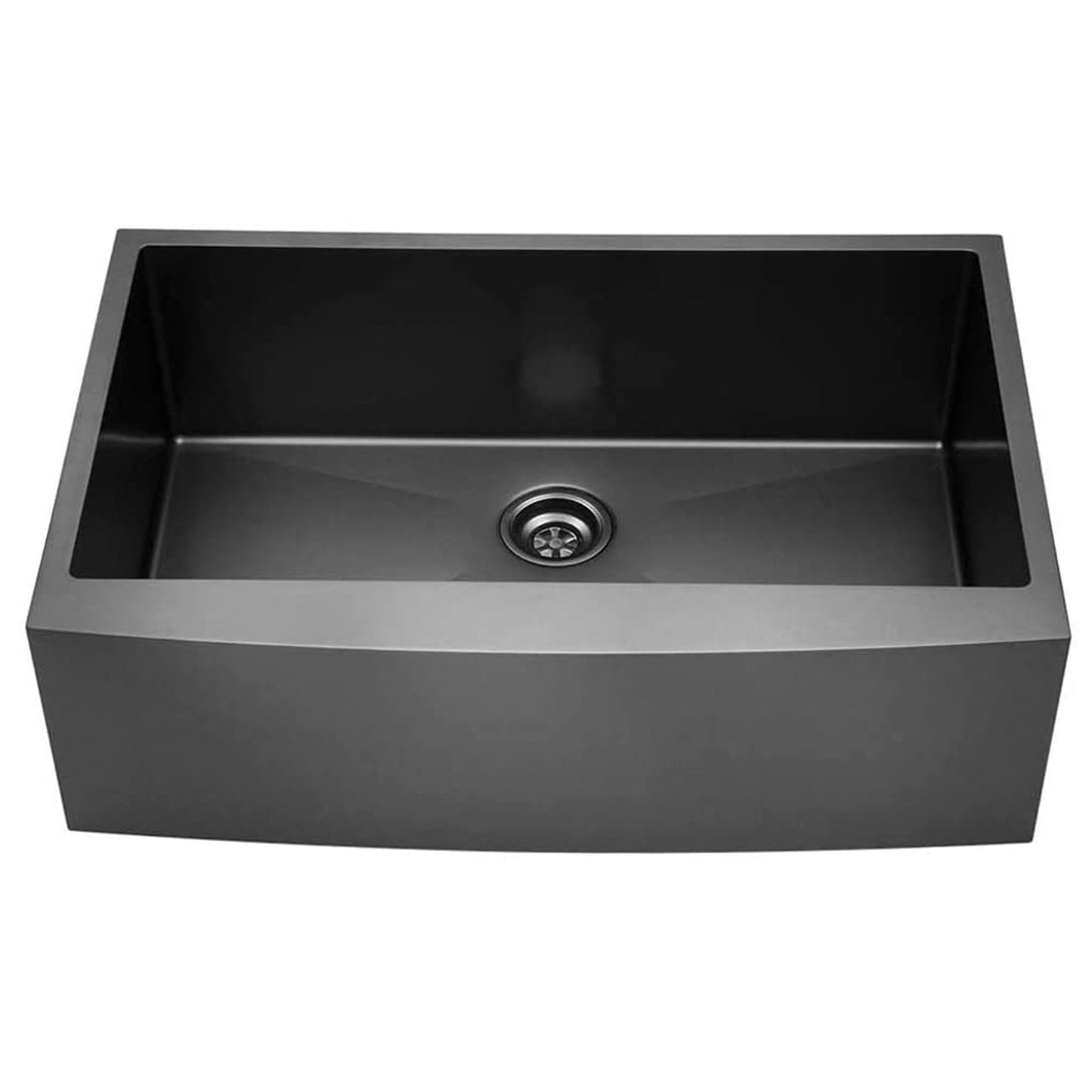 Luxurious 30 Farmhouse Kitchen Sink with Black Gunmetal Finish and Nano Protective Coating