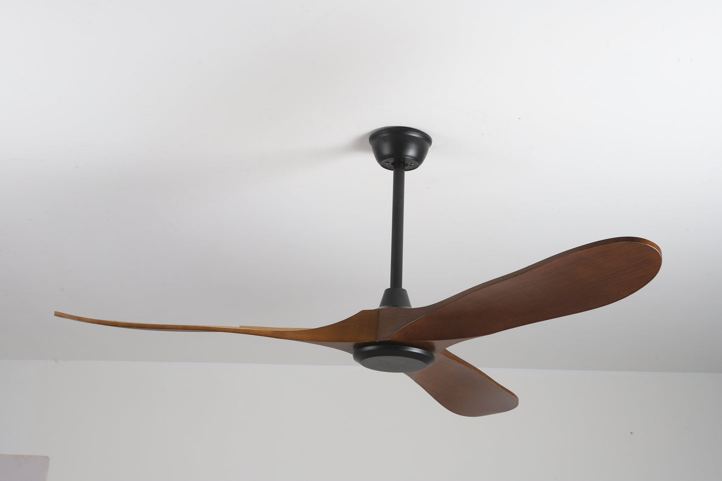 56 Black Ceiling Fan with Remote Control and DC Motor - Elegant and Efficient Option