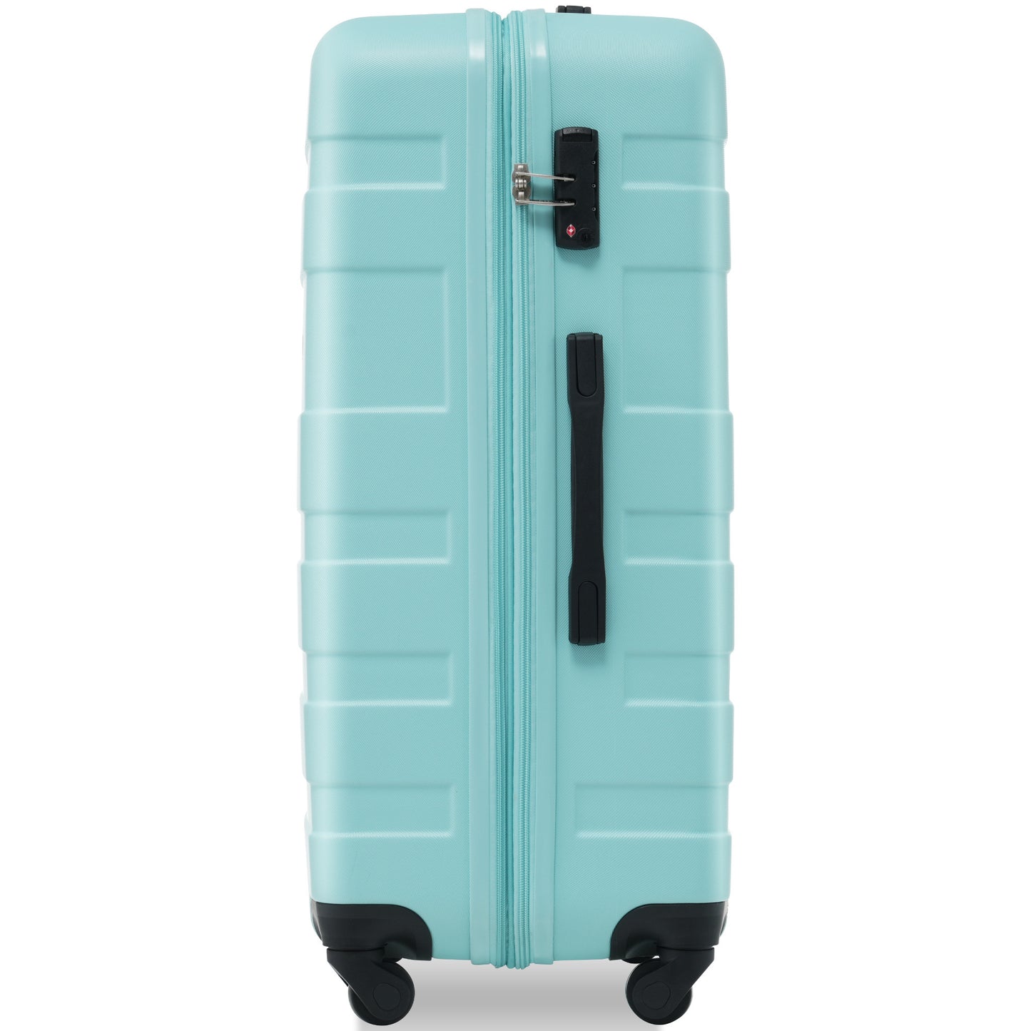 Luggage Sets New Model Expandable ABS Hardshell 3pcs Clearance Luggage Hardside Lightweight Durable Suitcase sets Spinner Wheels Suitcase with TSA Lock 20''24''28''( Blue)