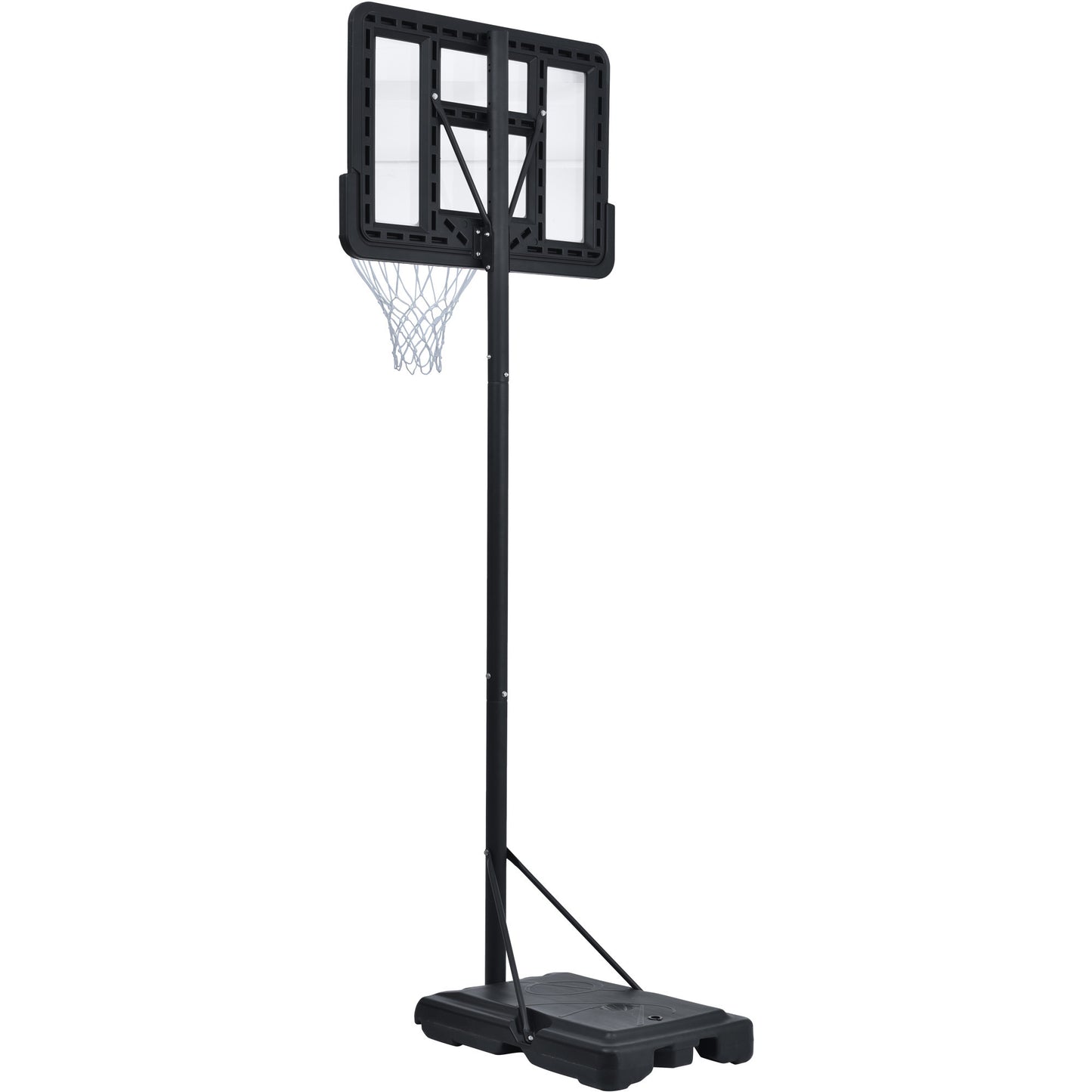 Portable Basketball Hoop Basketball System 4.76-10ft Height Adjustable for Youth Adults LED ights, Colorful lights, Waterproof Super Bright to Play at Night Outdoors,Good Gift for Kid