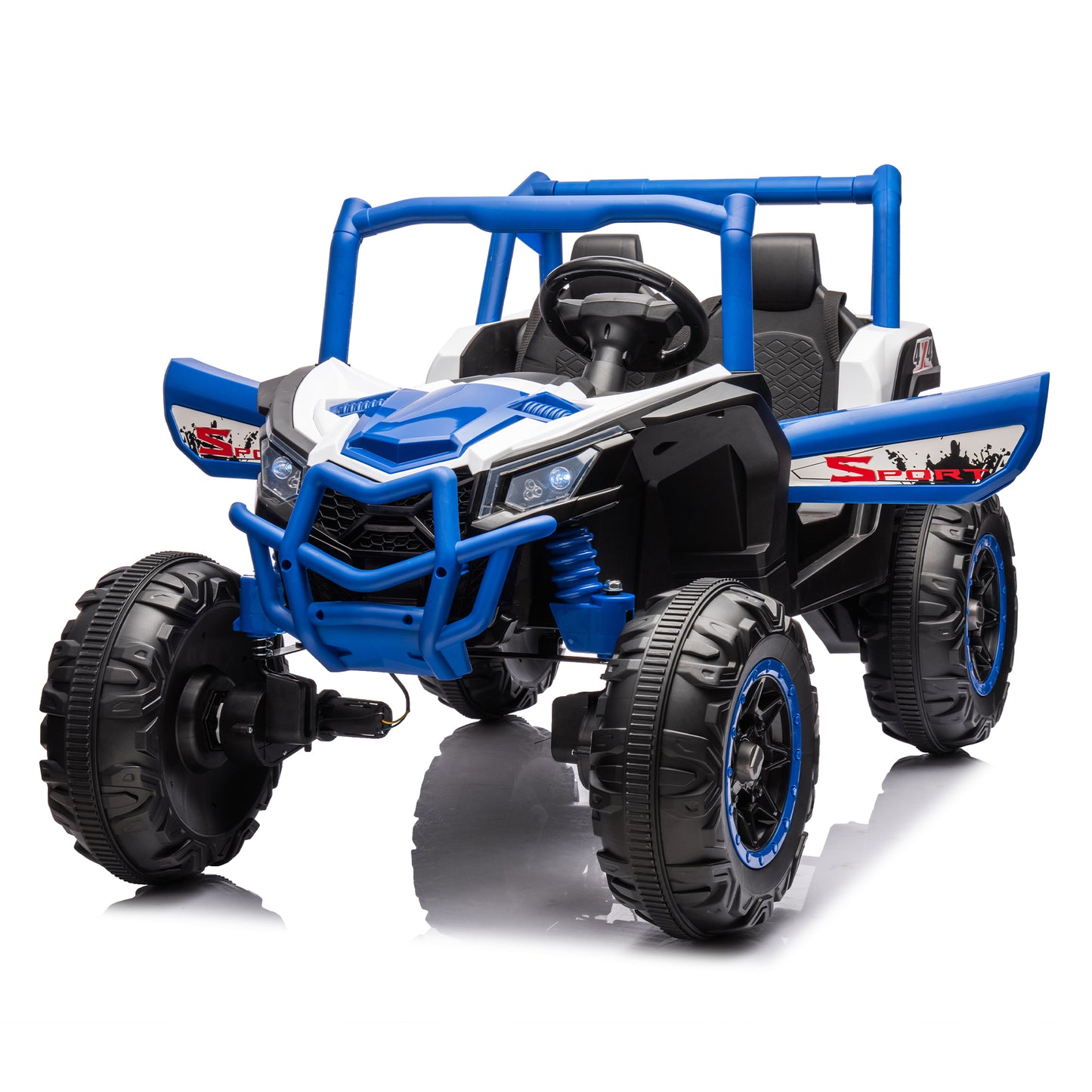 24V 2-Seater Off-Road UTV Electric Car for Kids with Remote Control and Safety Belts