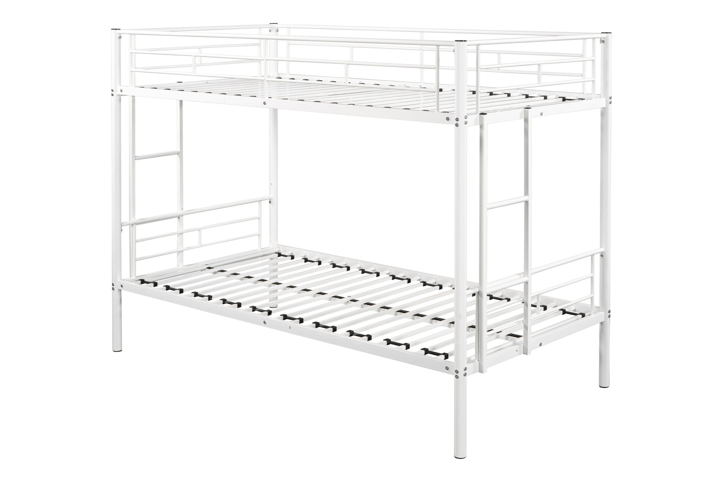 Durable Metal Twin Bunk Bed with Noise-Reduced Design