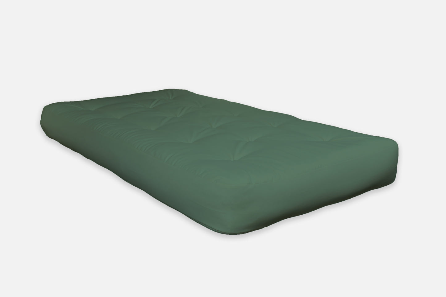 Full Size Mattress 8 Inch, Full Bed Mattresses, Futon Mattress, Full Mattress in a Box, Floor Mattress, Double Foam Mattress 75" x 54" Green