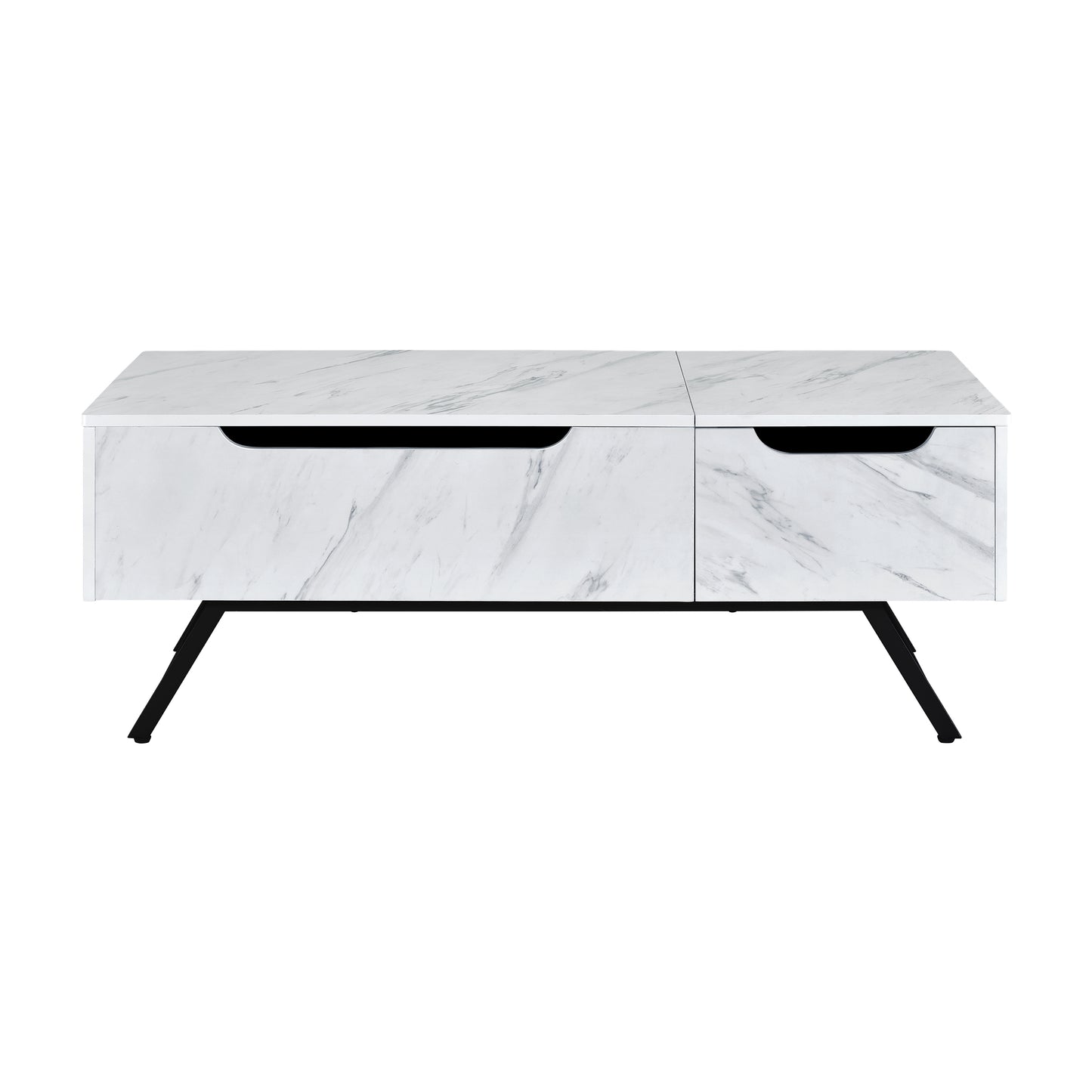 Throm Coffee Table with Lift Top in White Finish LV00830