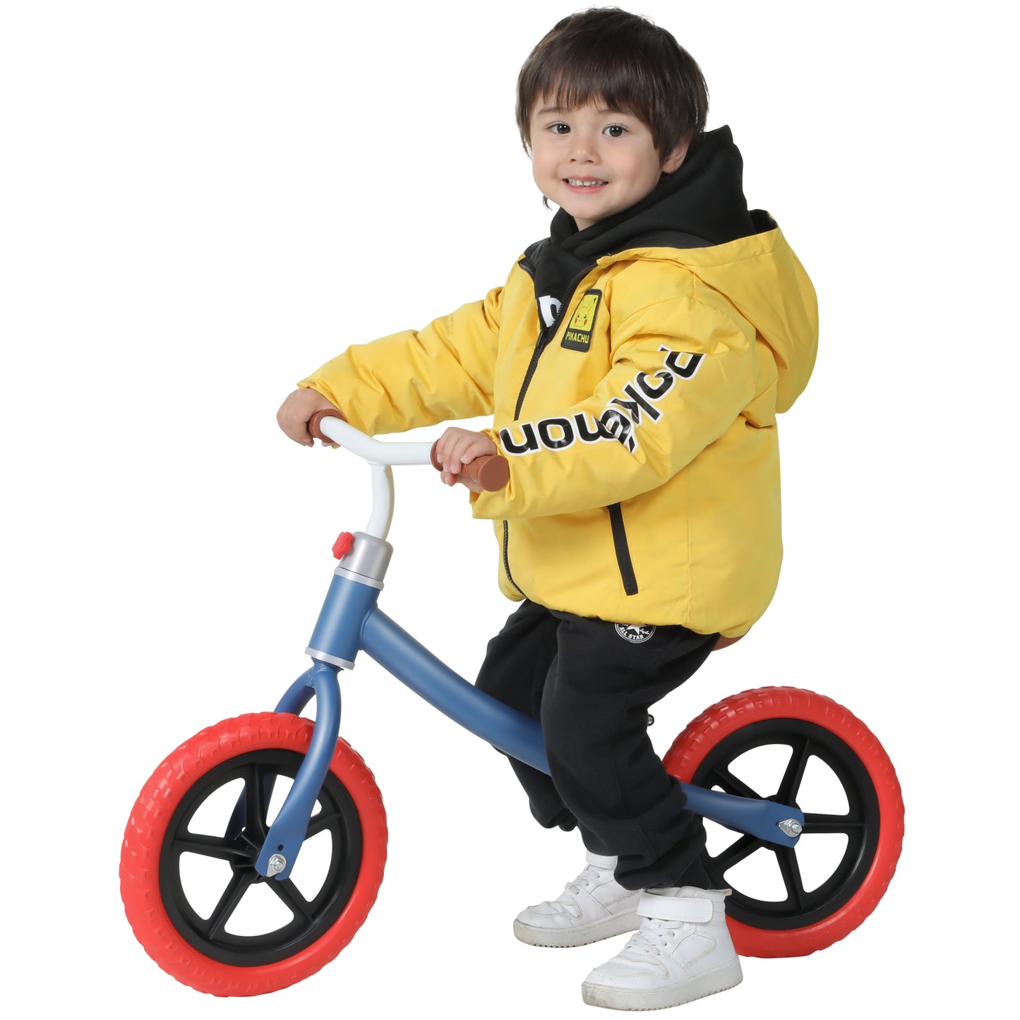 11-inch Adjustable Height Kids Balance Bike with Professional Tyres for 2-6 Year Olds