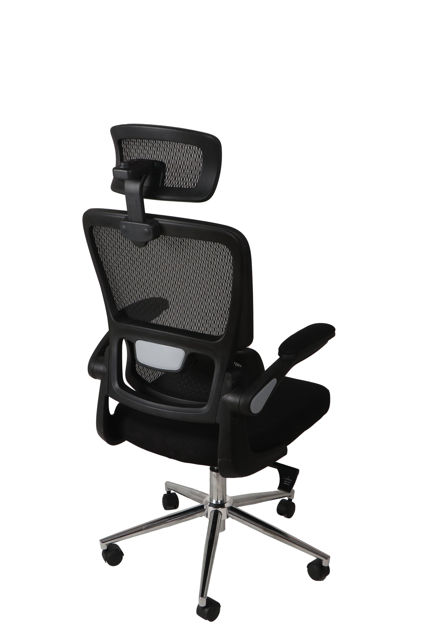 Mesh Ergonomic Office Chair with Flip Up Arms High Back Desk Chair -High Adjustable Headrest with Flip-Up Arms, Tilt Function, Lumbar Support Swivel Computer Chair Task Chair,Executive Chair, Black