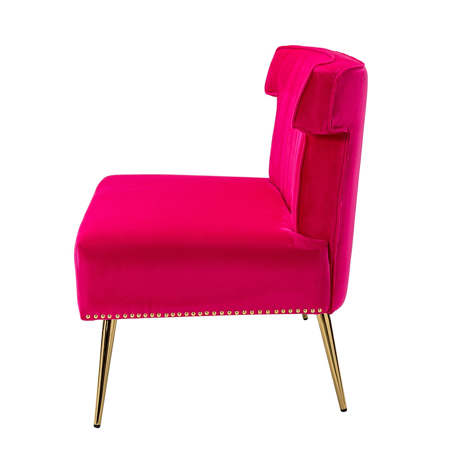 Cadmus Armless Loveseat FUCHSIA