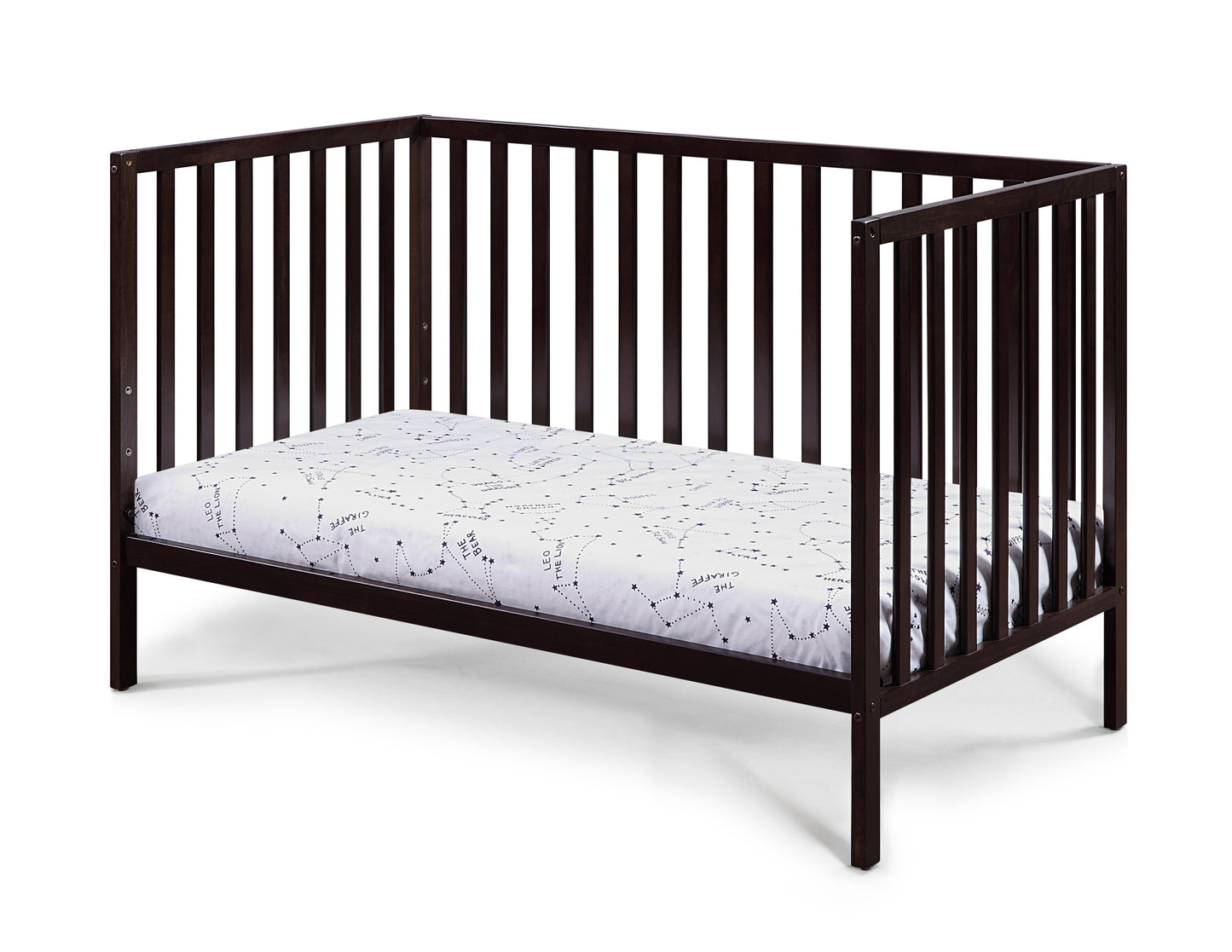 Palmer 3-in-1 Convertible Island Crib Espresso