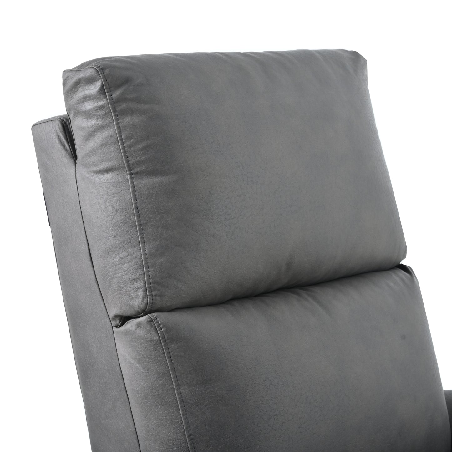 Dark Gray Electric Power Recliner Chair with USB Ports