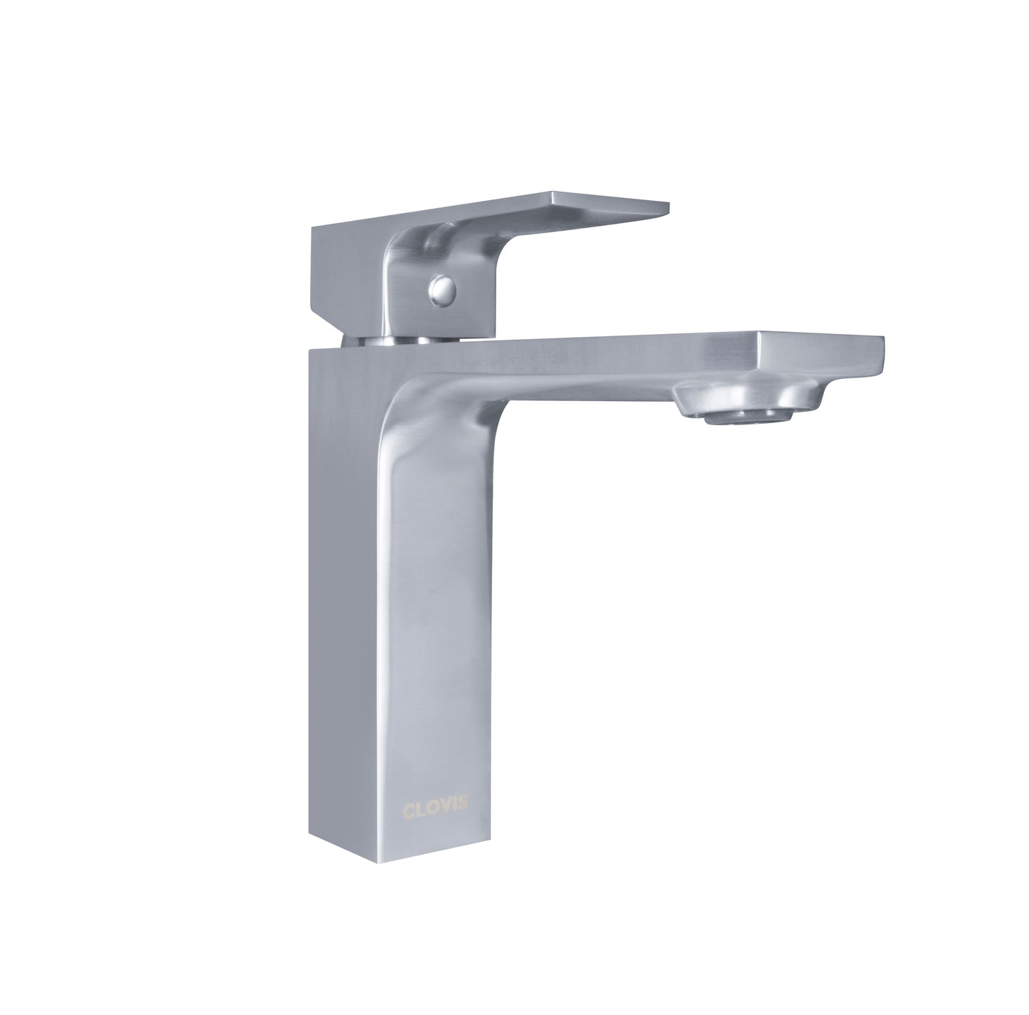 Bathroom Faucet with Single Handle and Pop Up Drain - Brushed Chrome