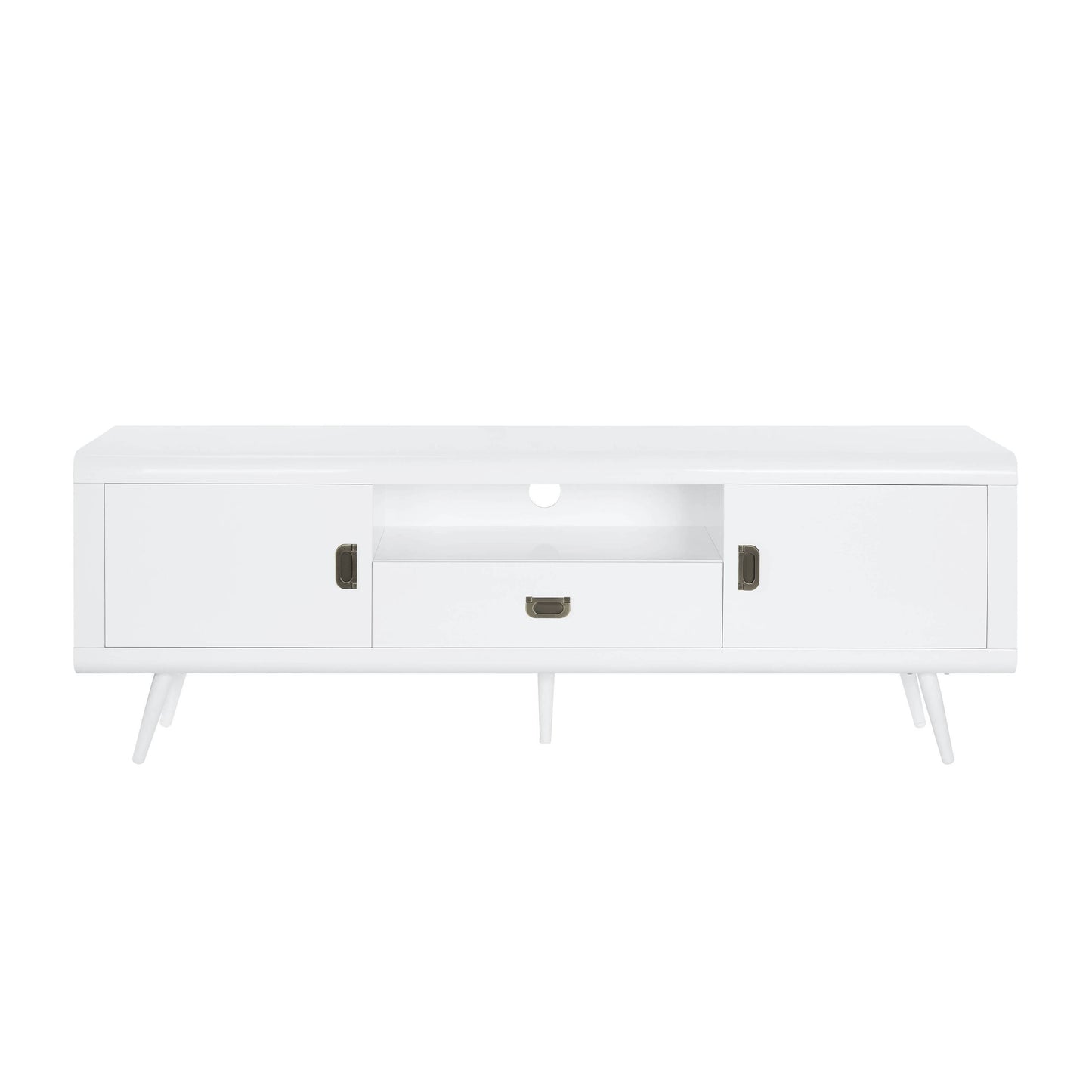 Elegant White High Gloss TV Stand LV00745