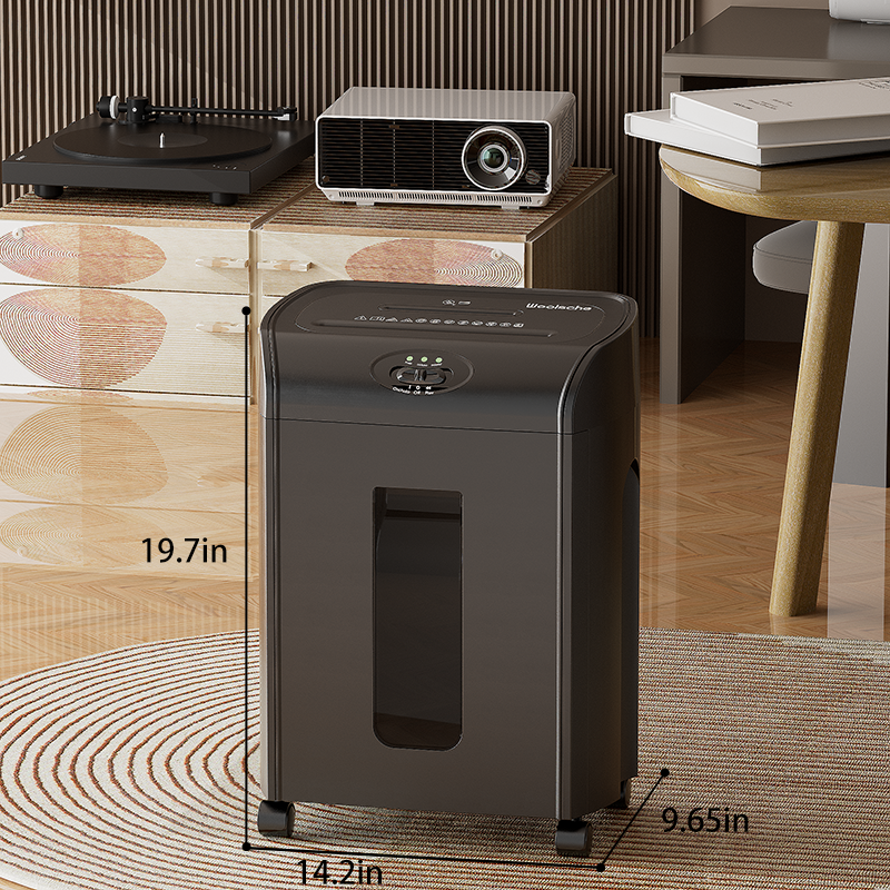 High Security Micro Cut Paper Shredder for Office and Home