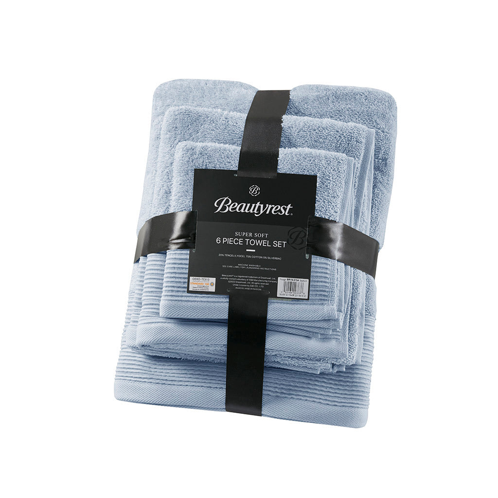 Eco-Friendly Silver-Infused Organic Cotton Tencel Towel Set