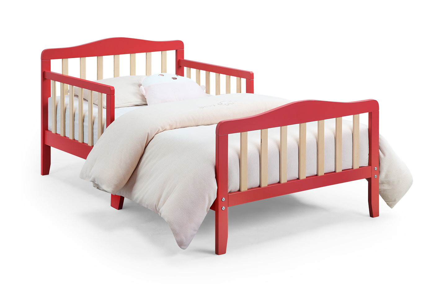 Twain Toddler Bed Coral/Natural