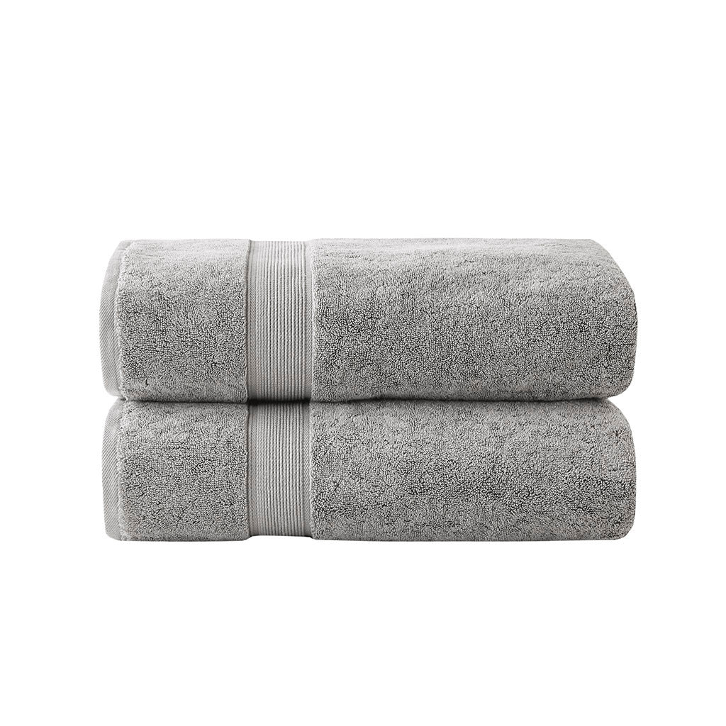 Premium Antimicrobial Cotton Spa Bath Sheet Set 2 Piece