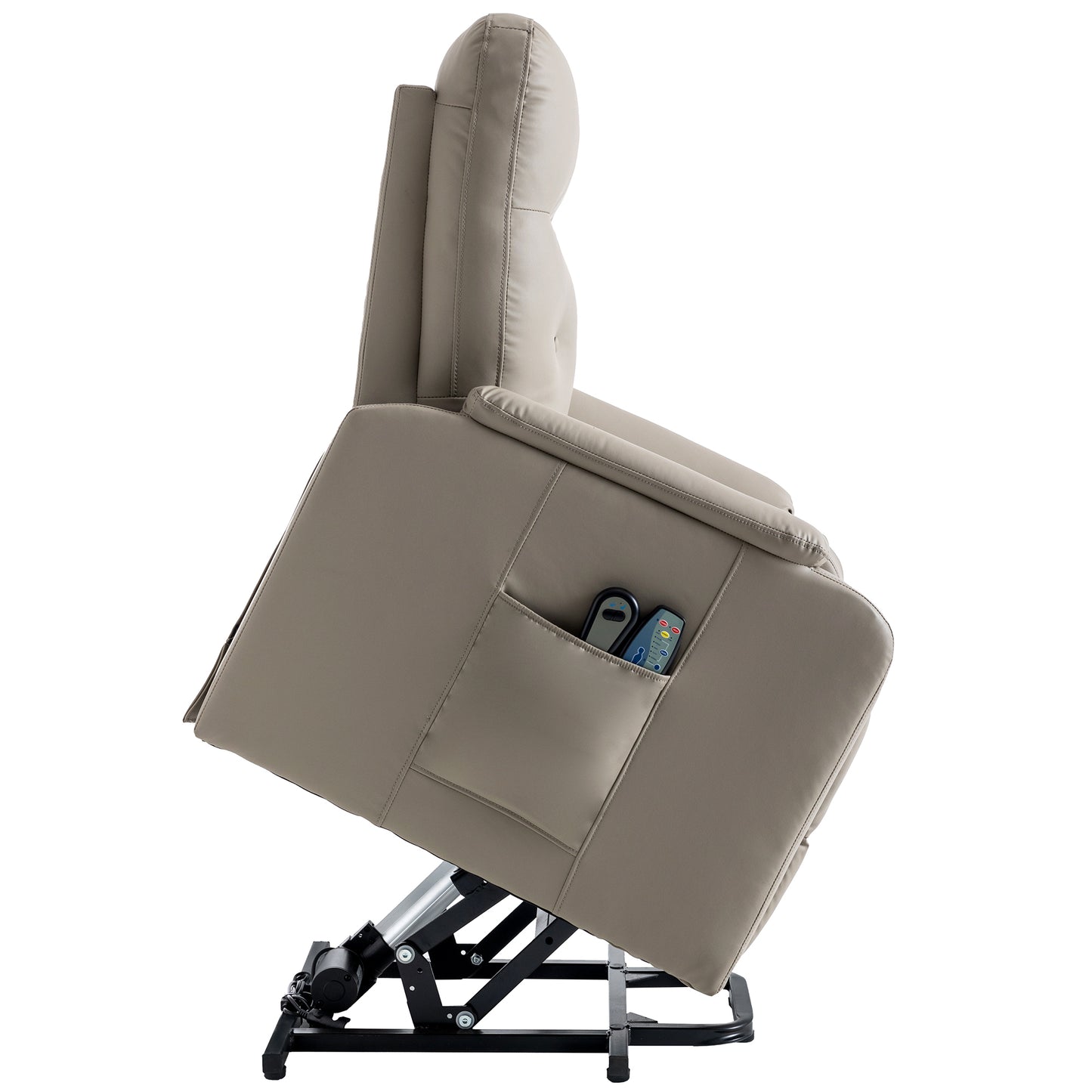 Electric Power Lift Massage Recliner Chair with Heating, Side Pocket, and Comfortable Design