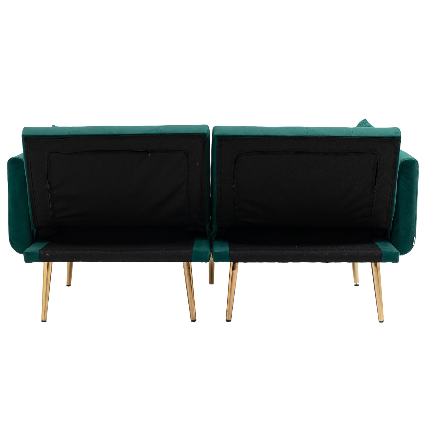 Velvet  Sofa , Accent sofa .loveseat sofa with metal  feet