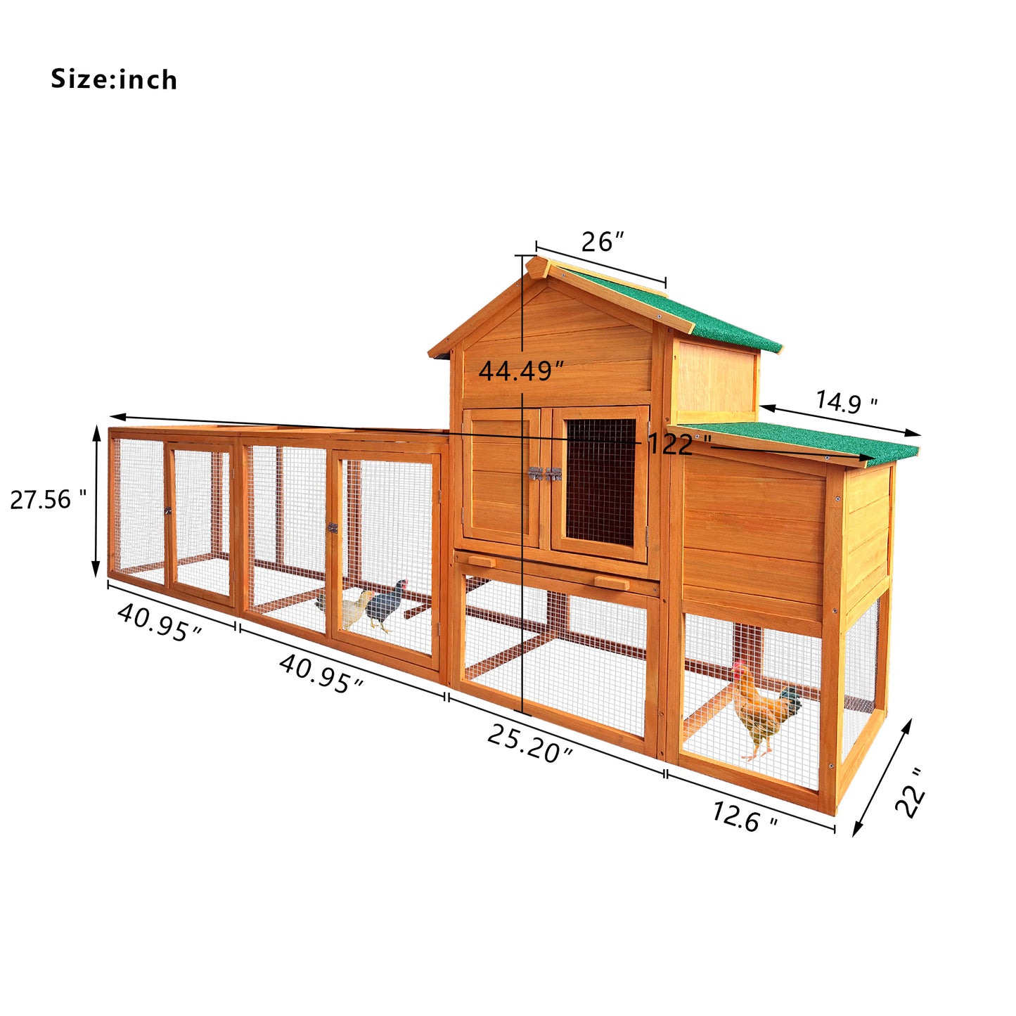 Wooden Chicken Coop