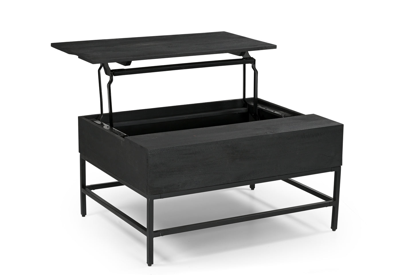 Modern Lift Top Charcoal Coffee Table