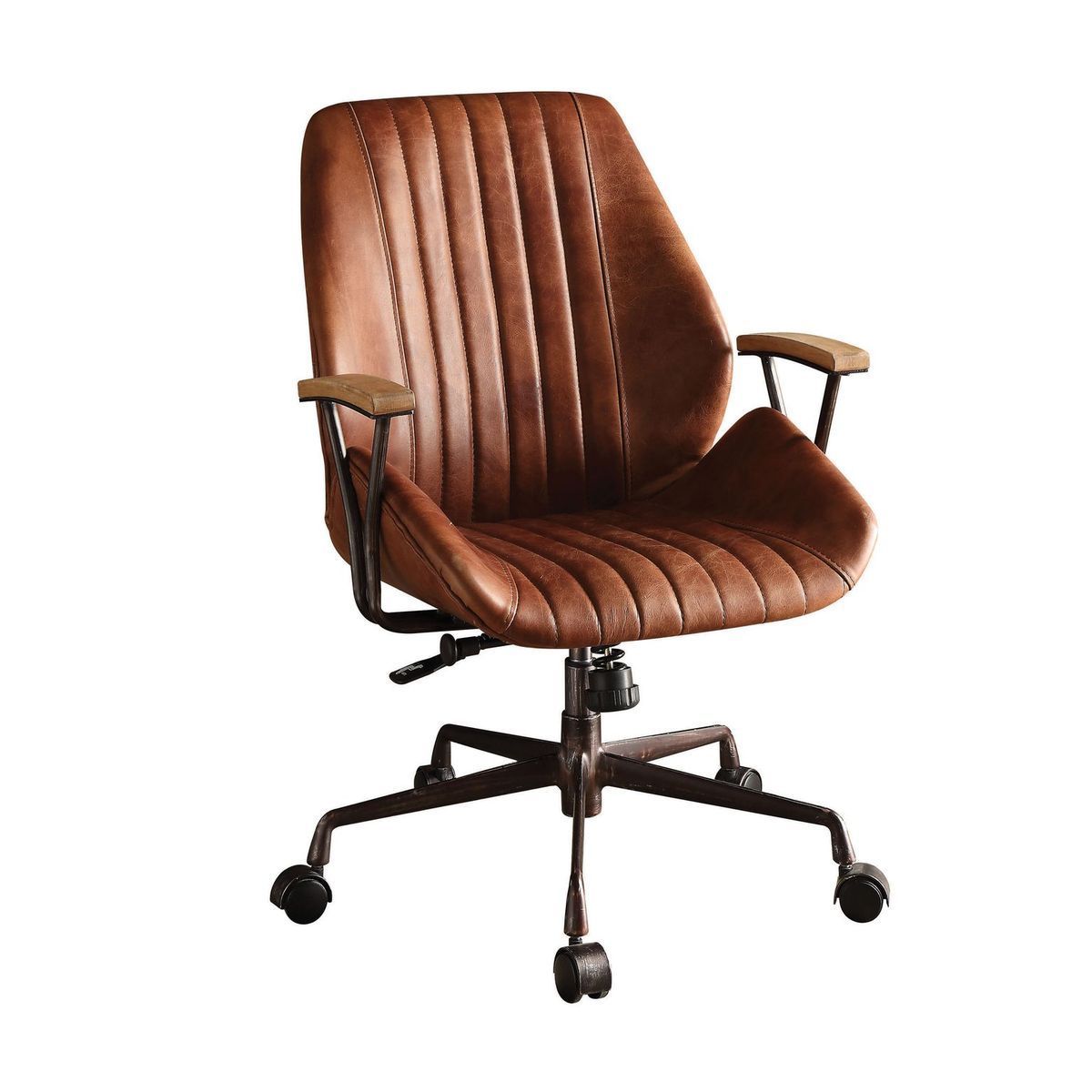 Hamilton Office Chair in Cocoa Top Grain Leather 92413