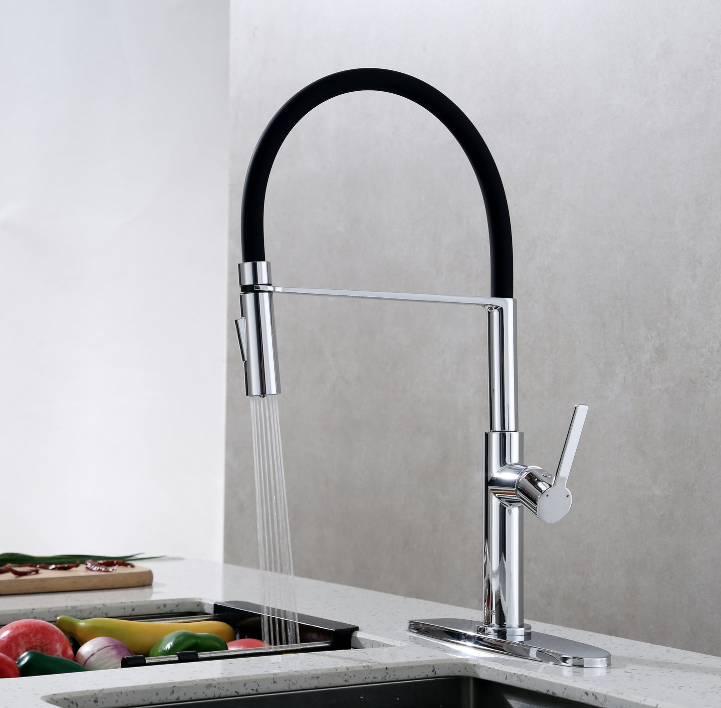 Pull Down Single Handle Kitchen Faucet