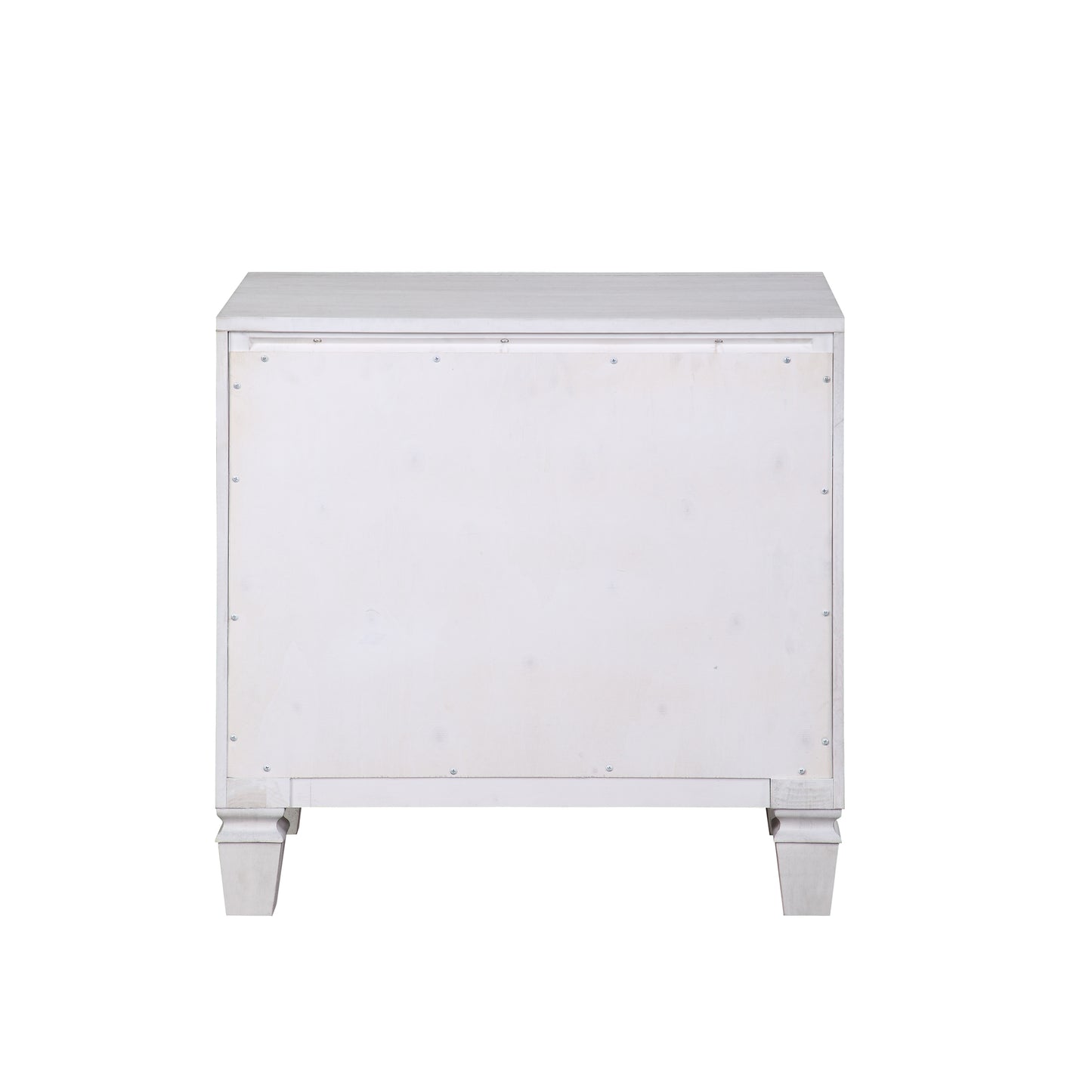 Katia Nightstand in Rustic Gray & White Finish BD00661