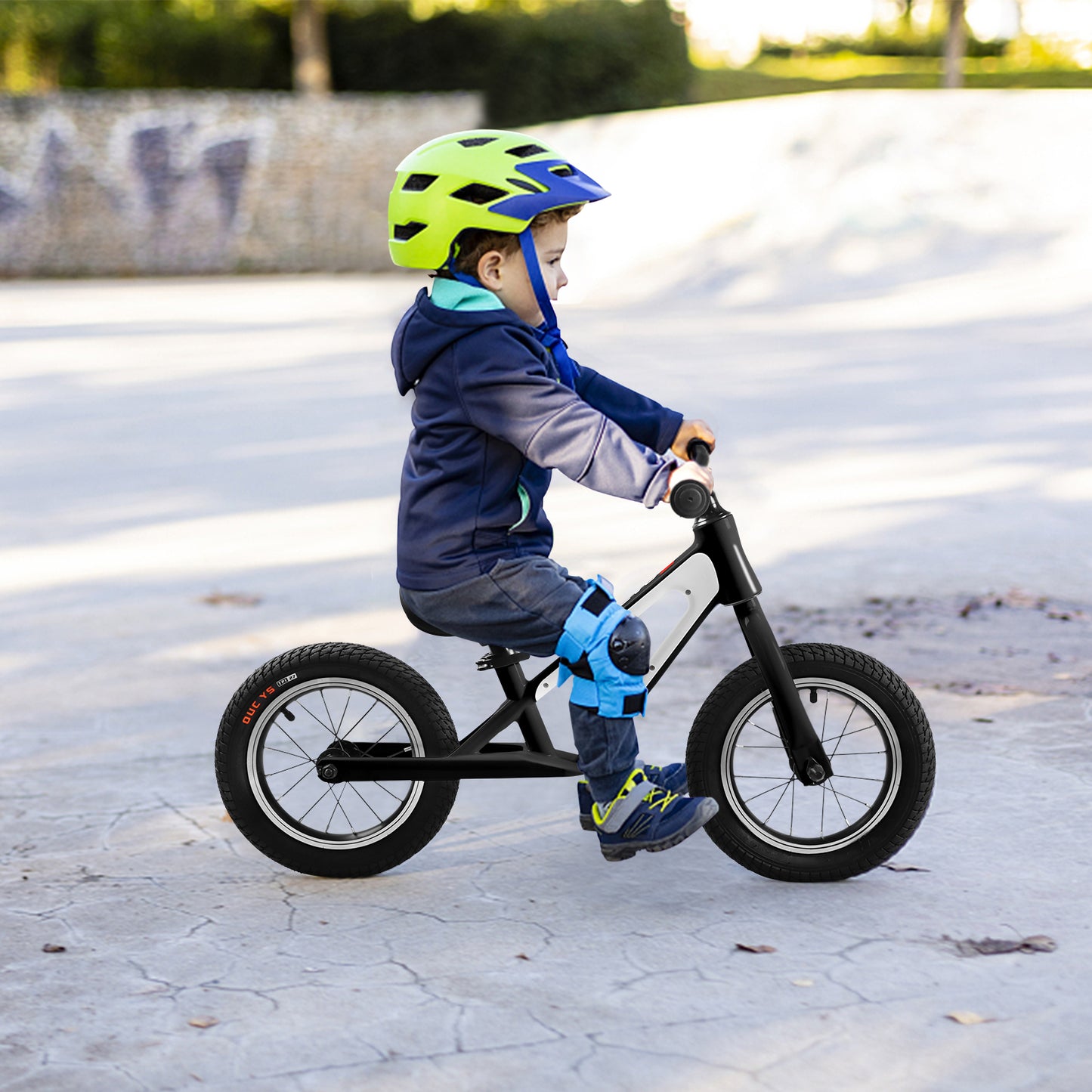 Adjustable Seat Balance Bike with Magnesium Alloy Frame for Kids Ages 1-5