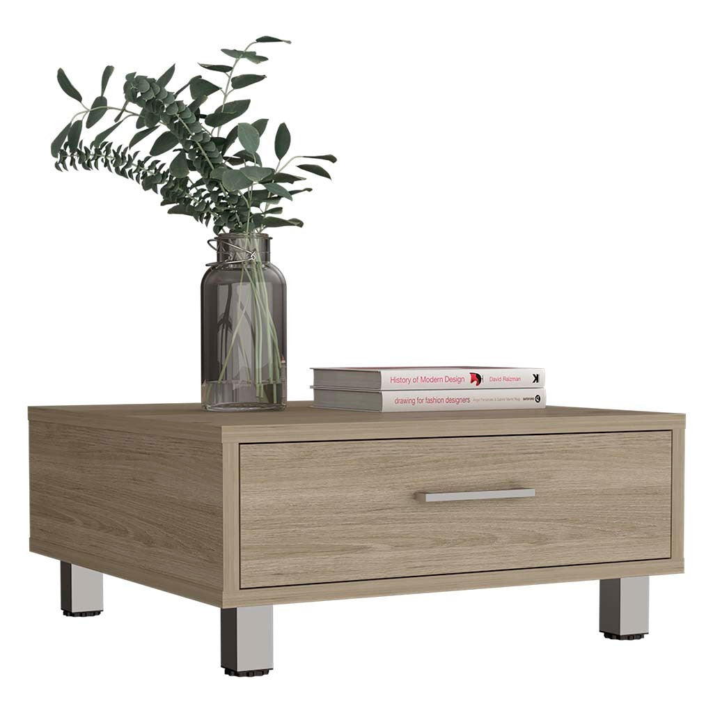 Albuquerque Light Pine Coffee Table with Drawer