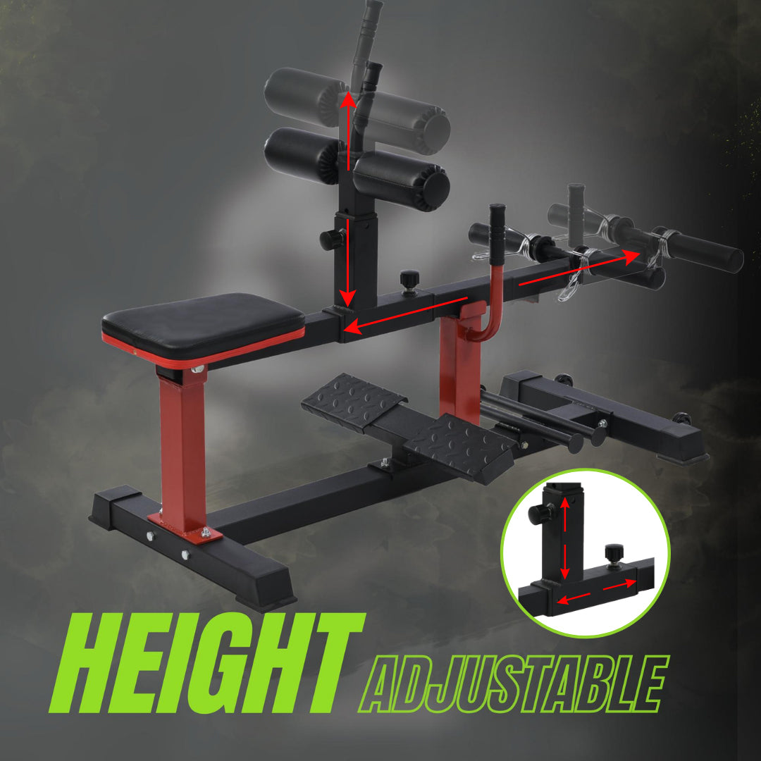 Adjustable Seated Calf Raise Machine,Calf Raise Machine with Band Pegs,Leg Trainer Home Gym