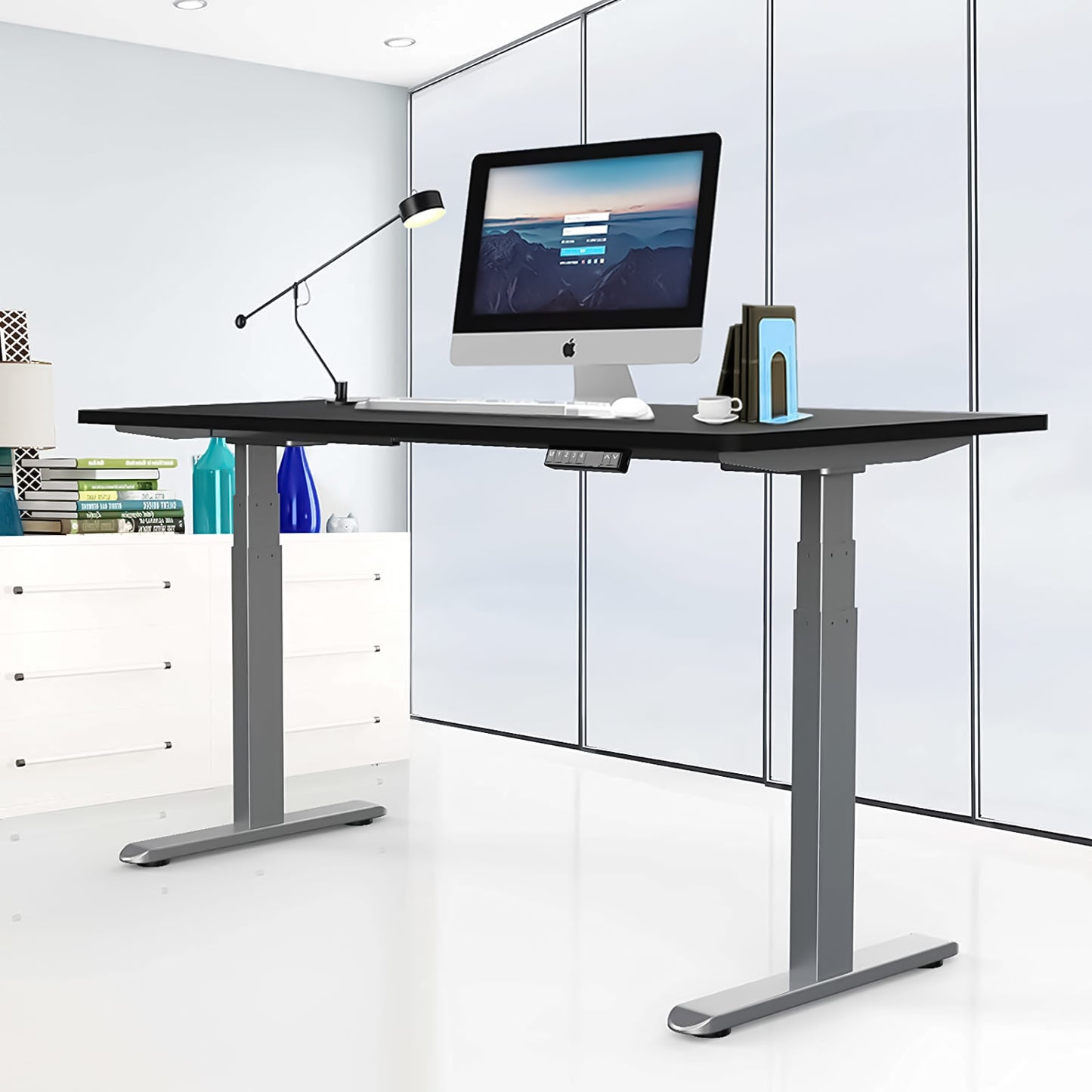 Height Adjustable Electric Standing Desk Frame by ErGear