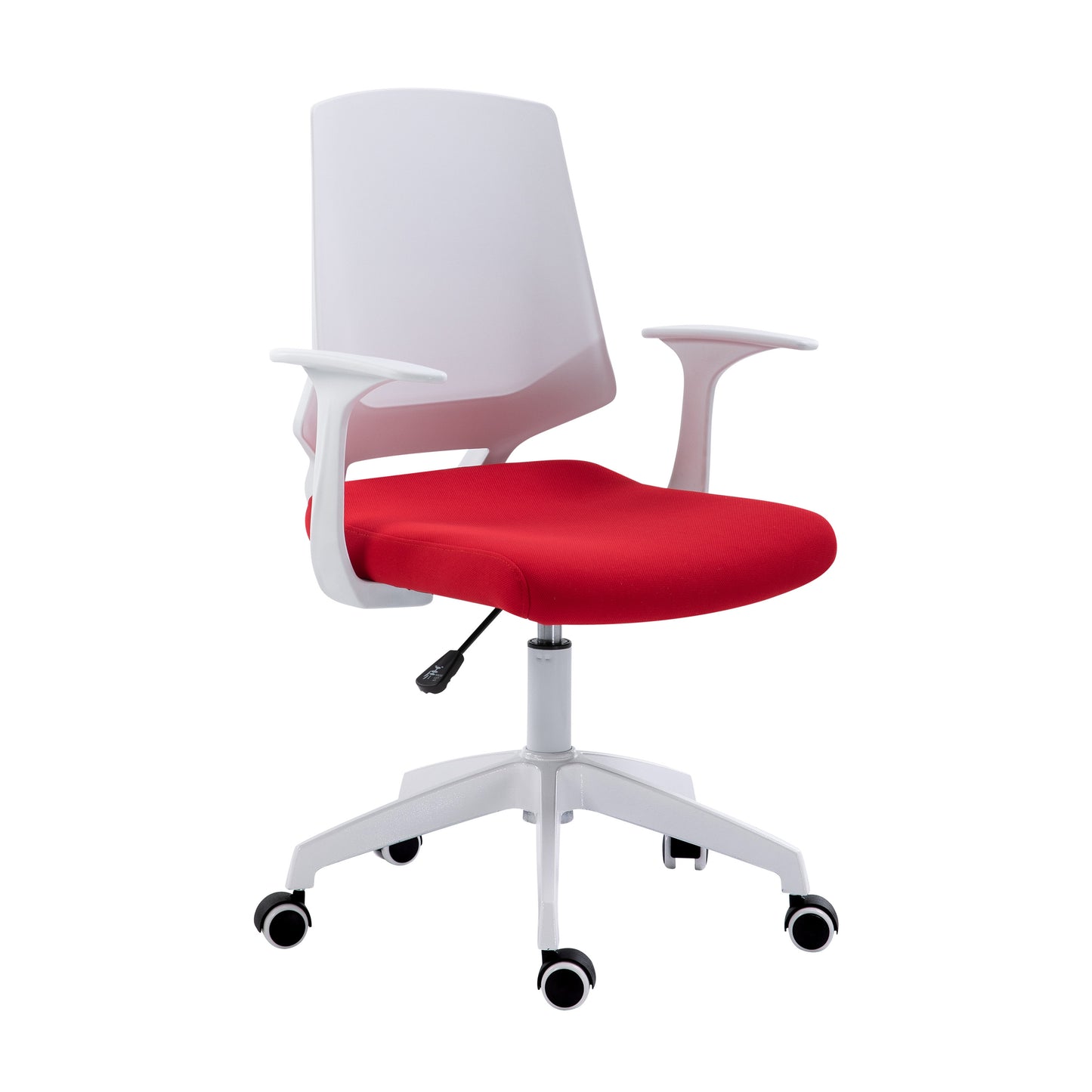 Height Adjustable Mid Back Office Chair, Red