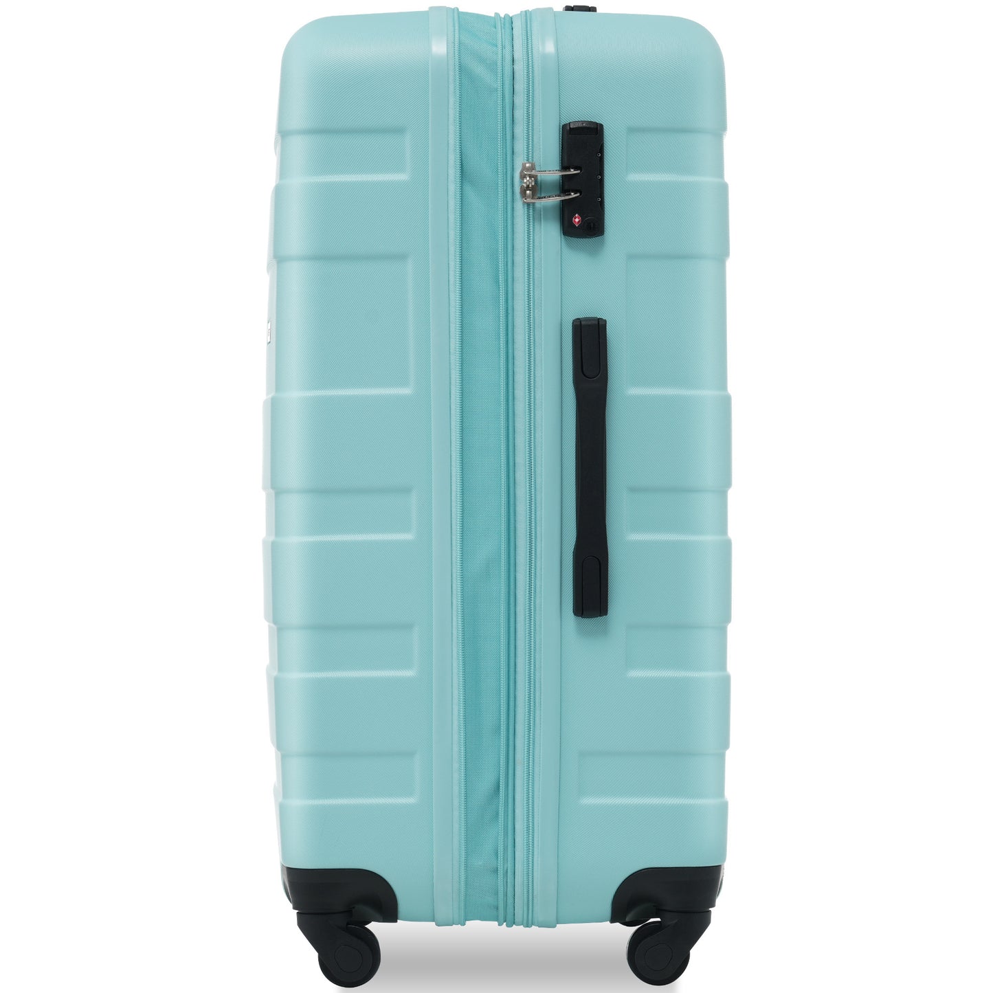 Luggage Sets New Model Expandable ABS Hardshell 3pcs Clearance Luggage Hardside Lightweight Durable Suitcase sets Spinner Wheels Suitcase with TSA Lock 20''24''28''( Blue)