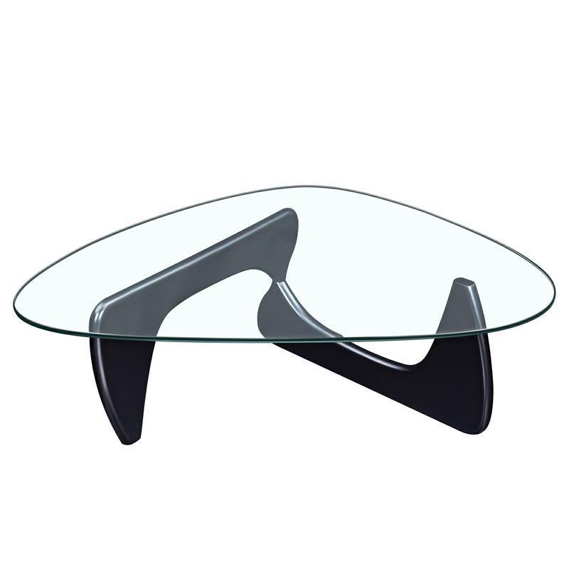 Modern Black Triangle Coffee Table for Contemporary Homes