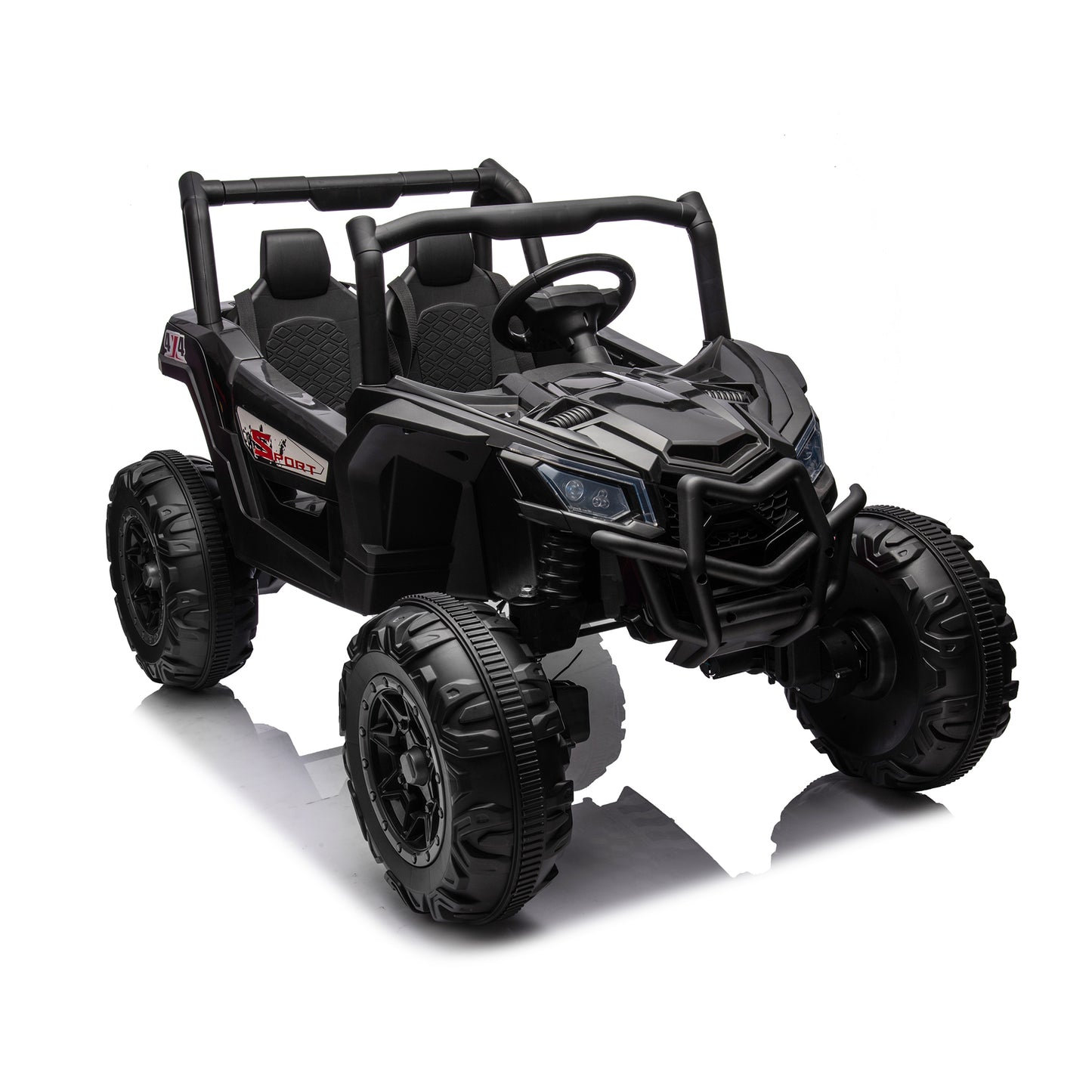 Ultimate Adventure 24V Ride-On UTV Car for Two Kids with Remote Control and Safety Belts