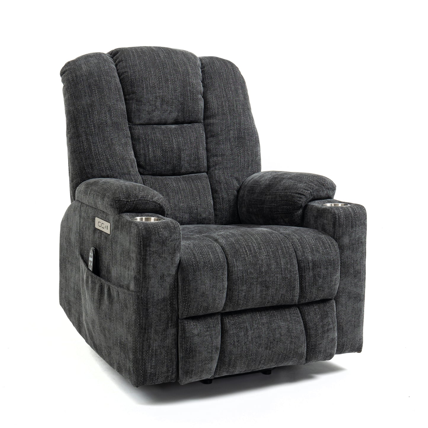 Comfortable Power Lift Recliner Chair with Massage, Heat, and USB Ports