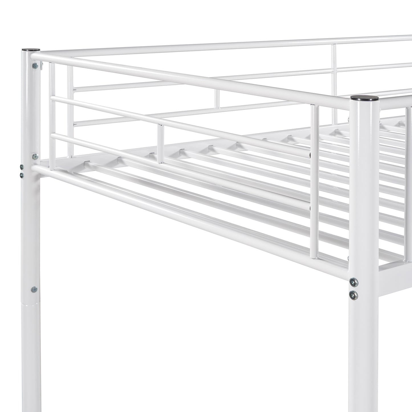 Manhattan Twin Metal Bed with Chrome Finish