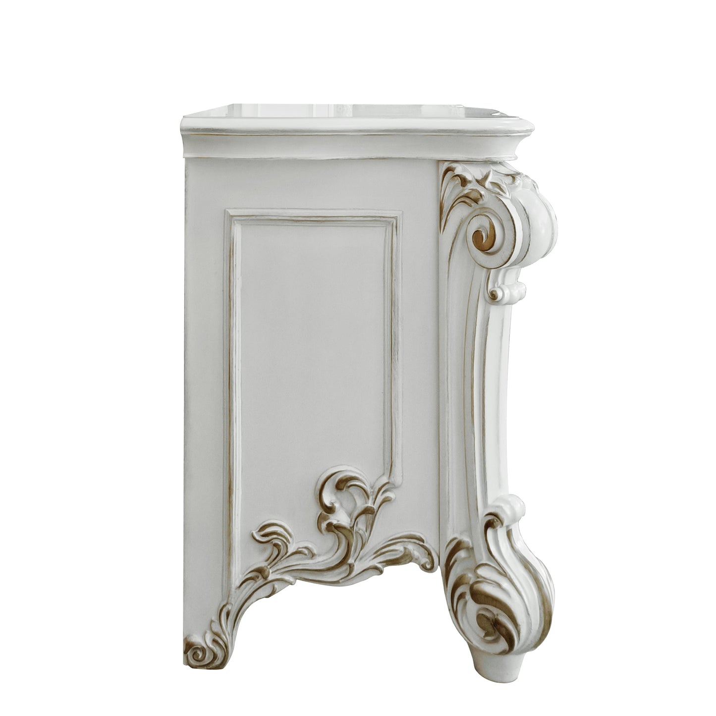 Vendom Nightstand, Antique Pearl Finish BD01340