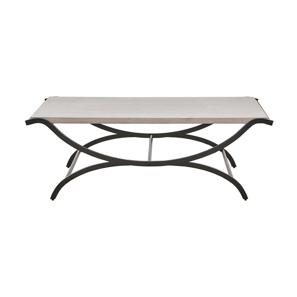 Modern White and Black Coffee Table