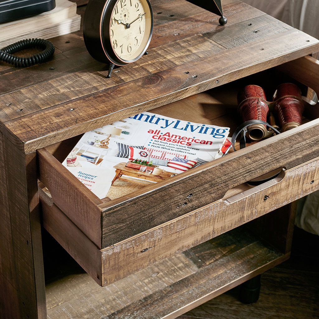 Solid Wood Nightstand