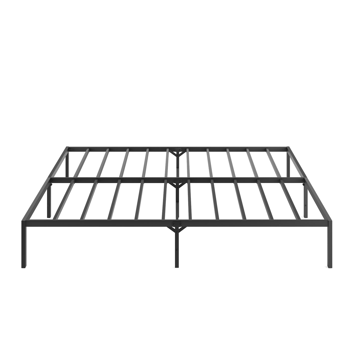 Metal Platform Bed frame ,Sturdy Metal Frame, No Box Spring Needed(King)