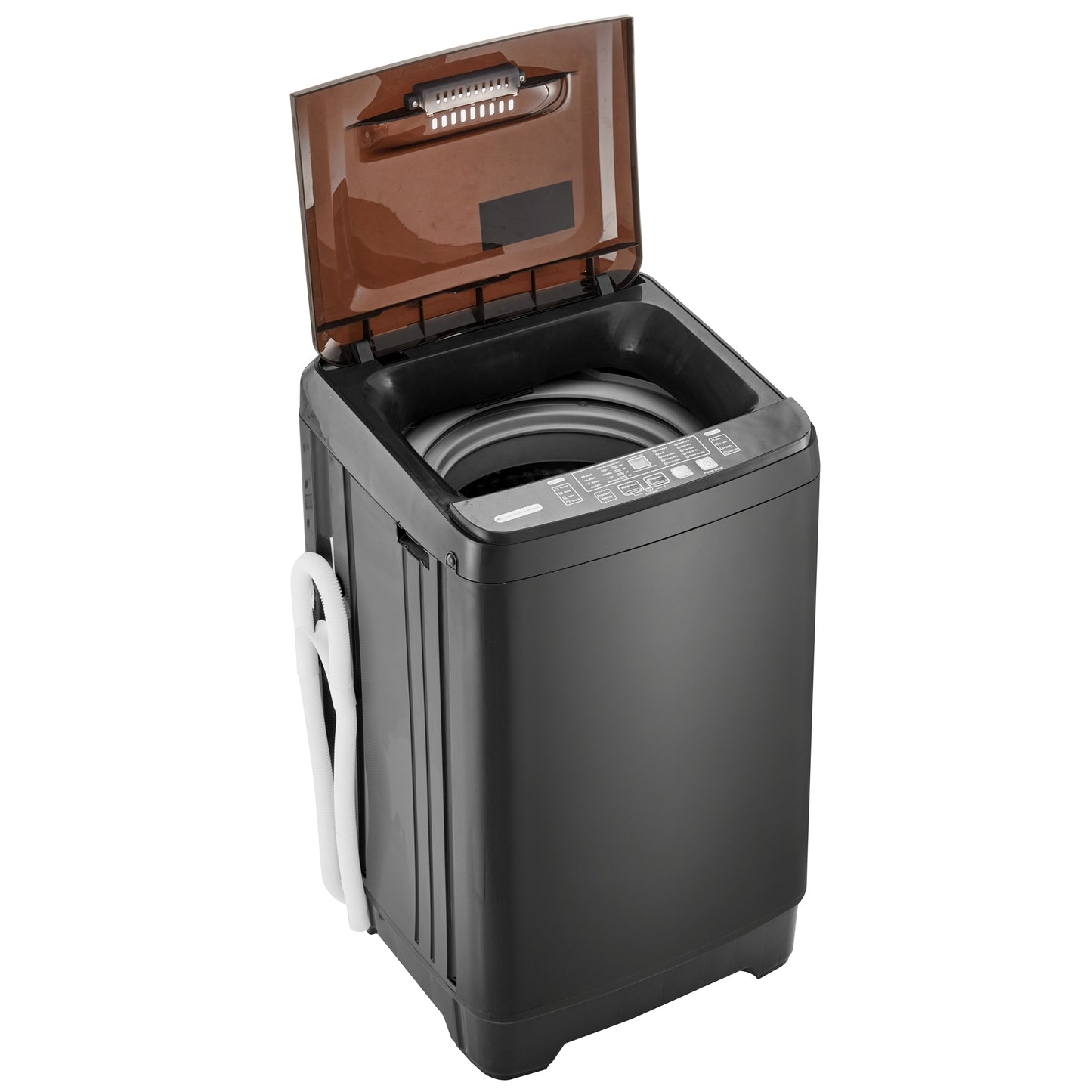 Compact home automatic washer, 17.6 lbs. of laundry, 8 water levels/10 programs for apartments, college dorms, RVs, camping and other places where space is limited