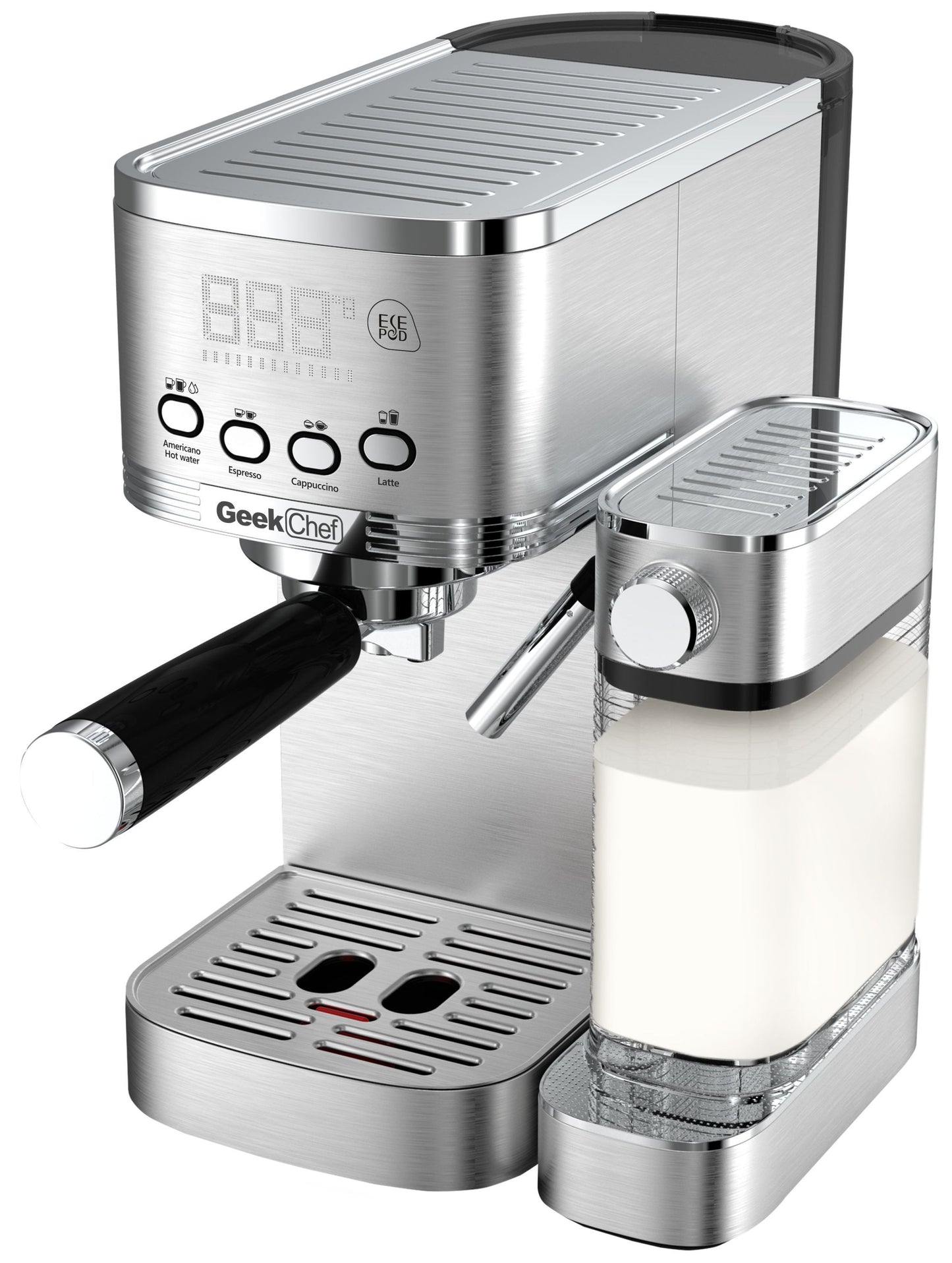 Automatic Milk Frother Espresso and Cappuccino Machine with ESE POD filter